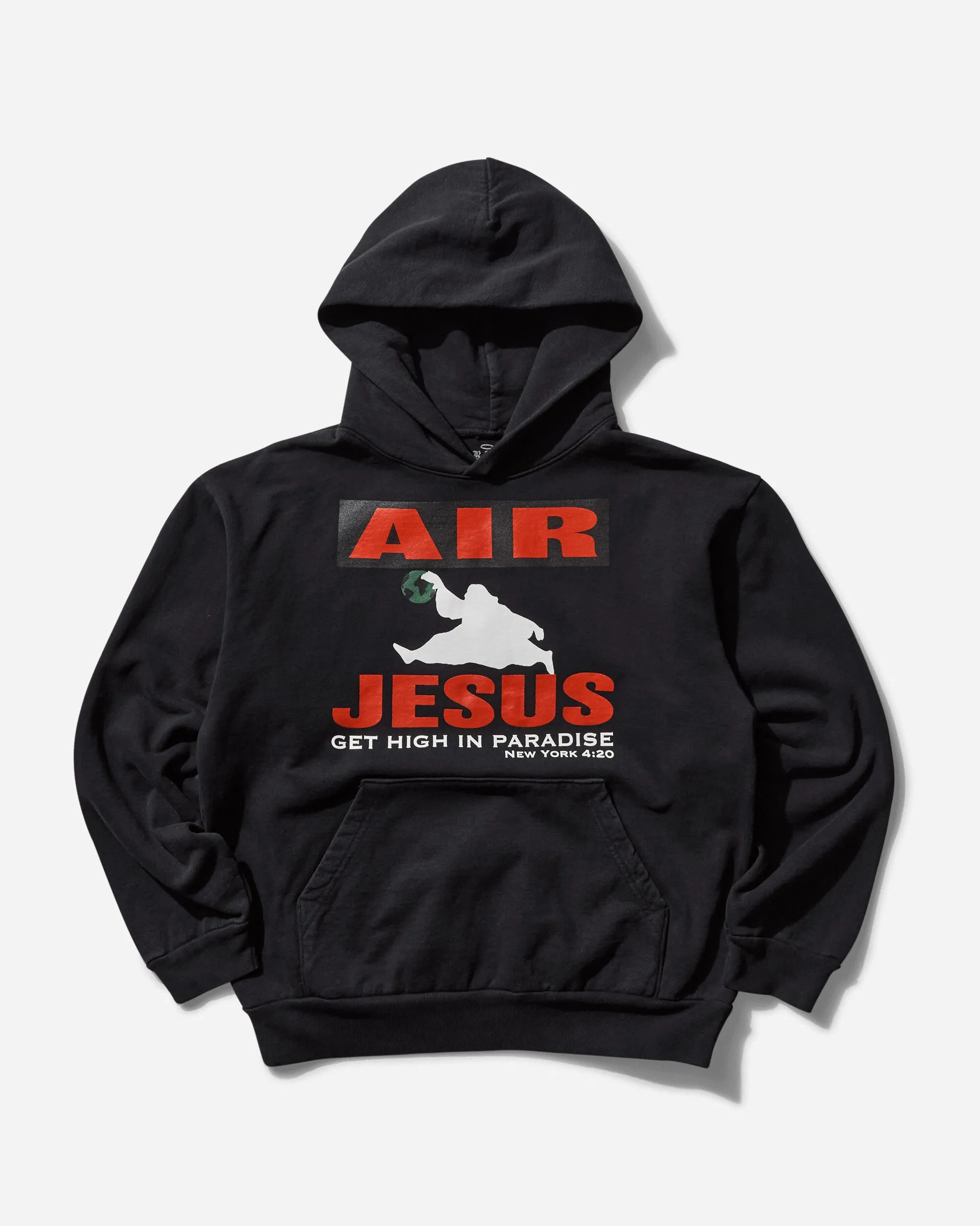 Herren Air Jesus Kapuzenpullover Schwarz