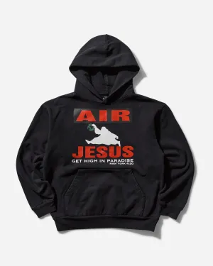 Herren Air Jesus Kapuzenpullover Schwarz