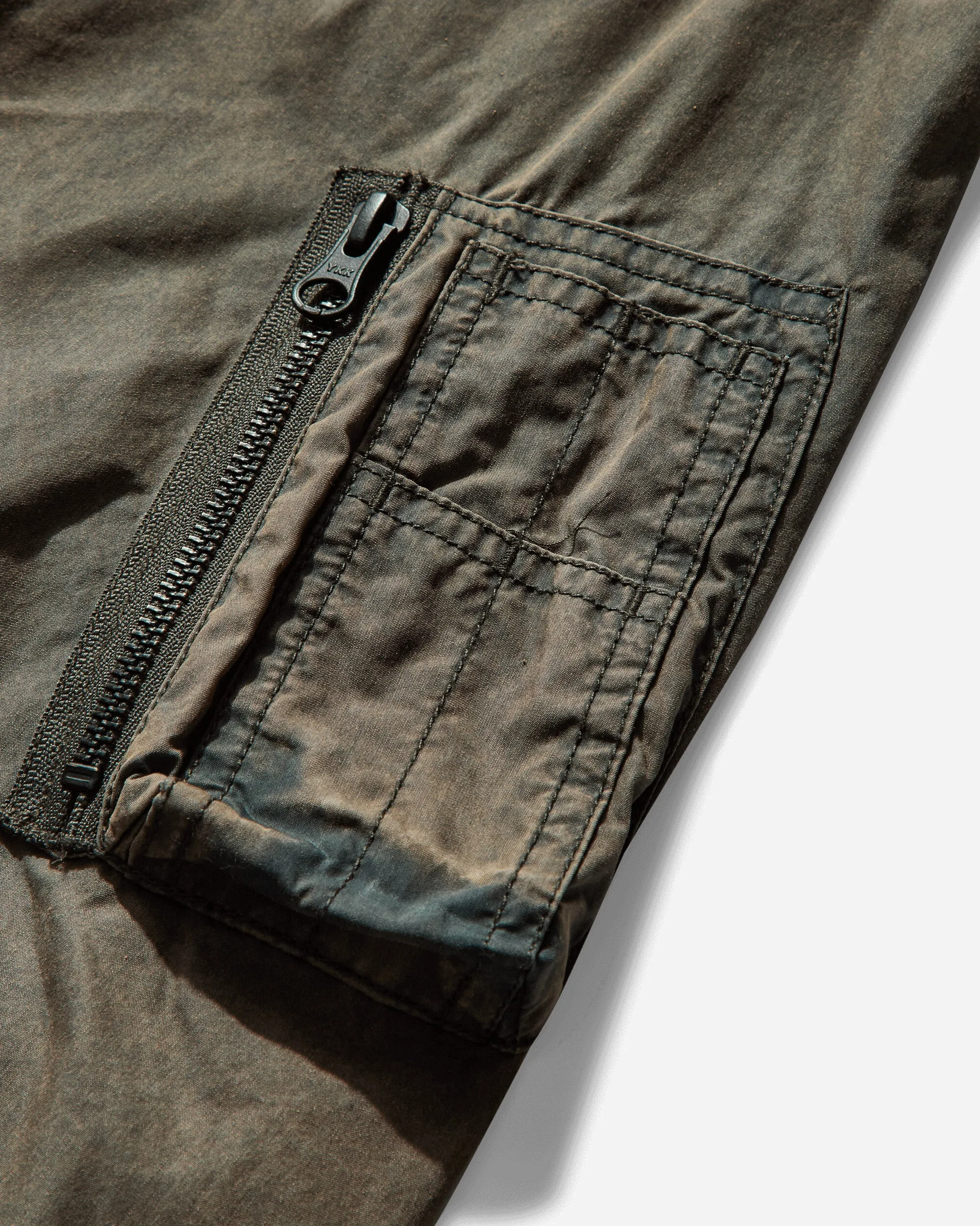 Herren Vintage Feldmantel Olivgrün