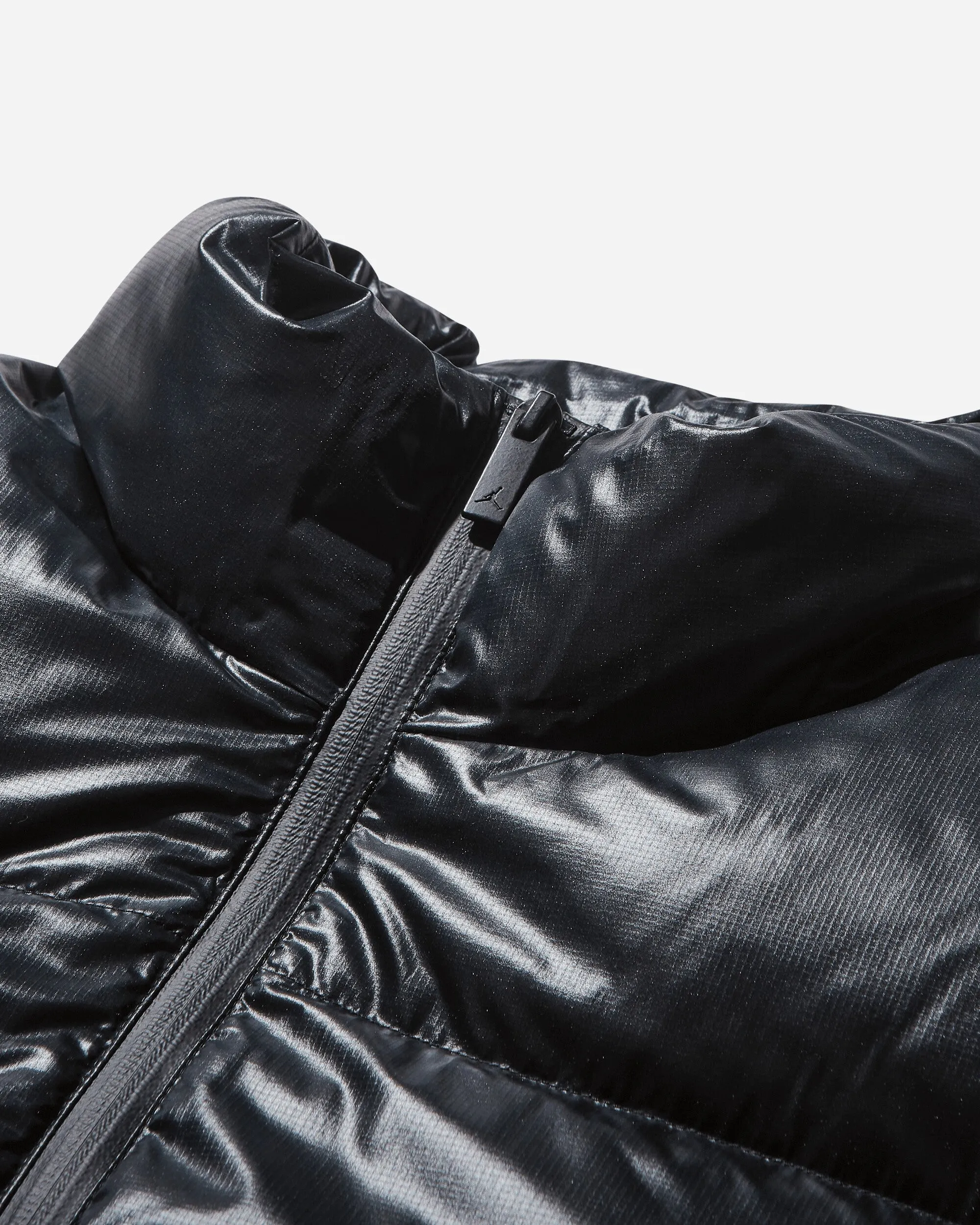 Herren Flug Daunen Pufferjacke Schwarz