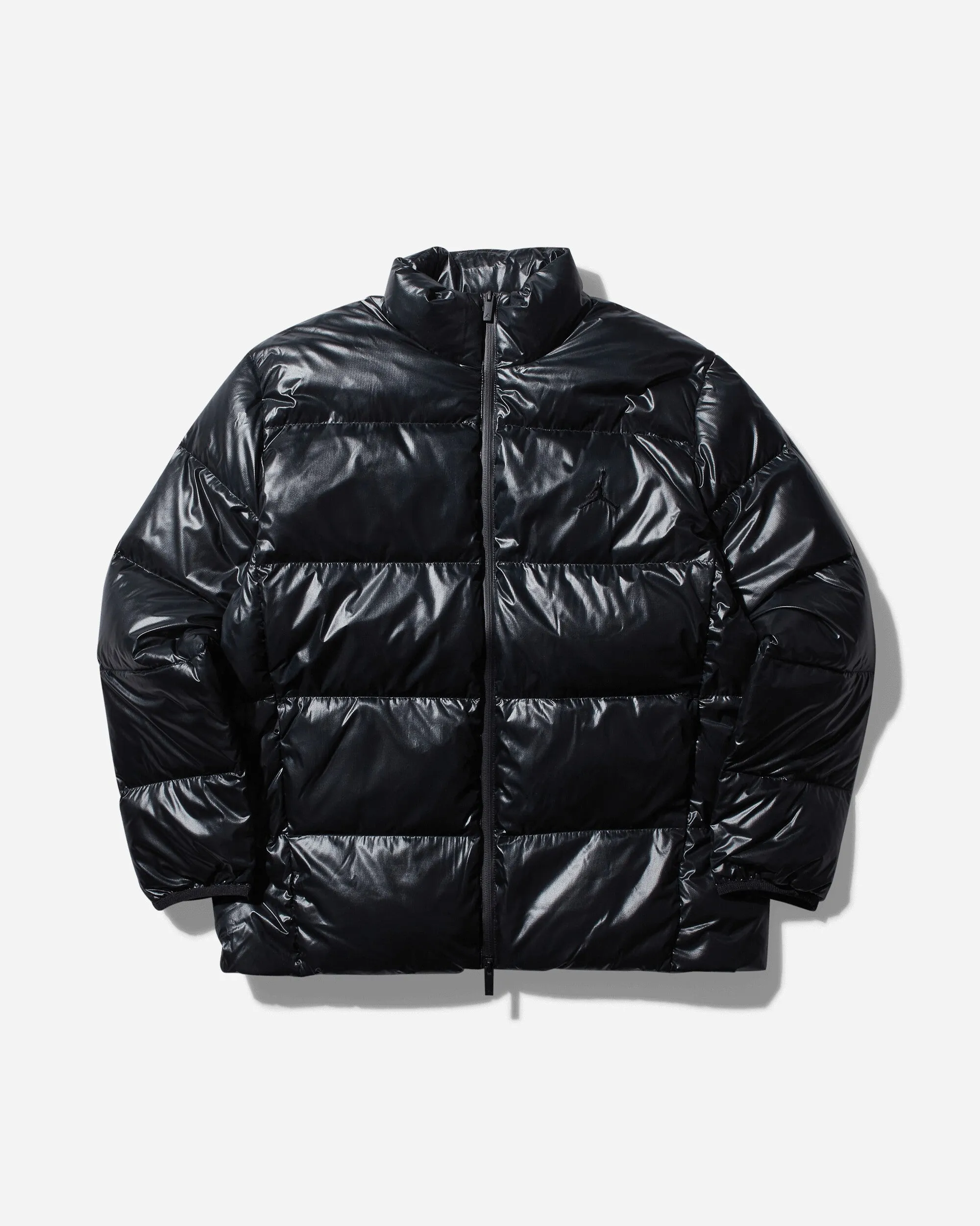 Herren Flug Daunen Pufferjacke Schwarz