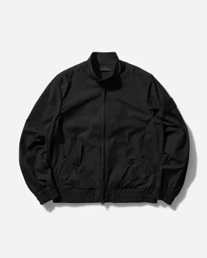 Herren Ghost Piece wetterfeste Baumwoll-Canvas-Jacke Schwarz