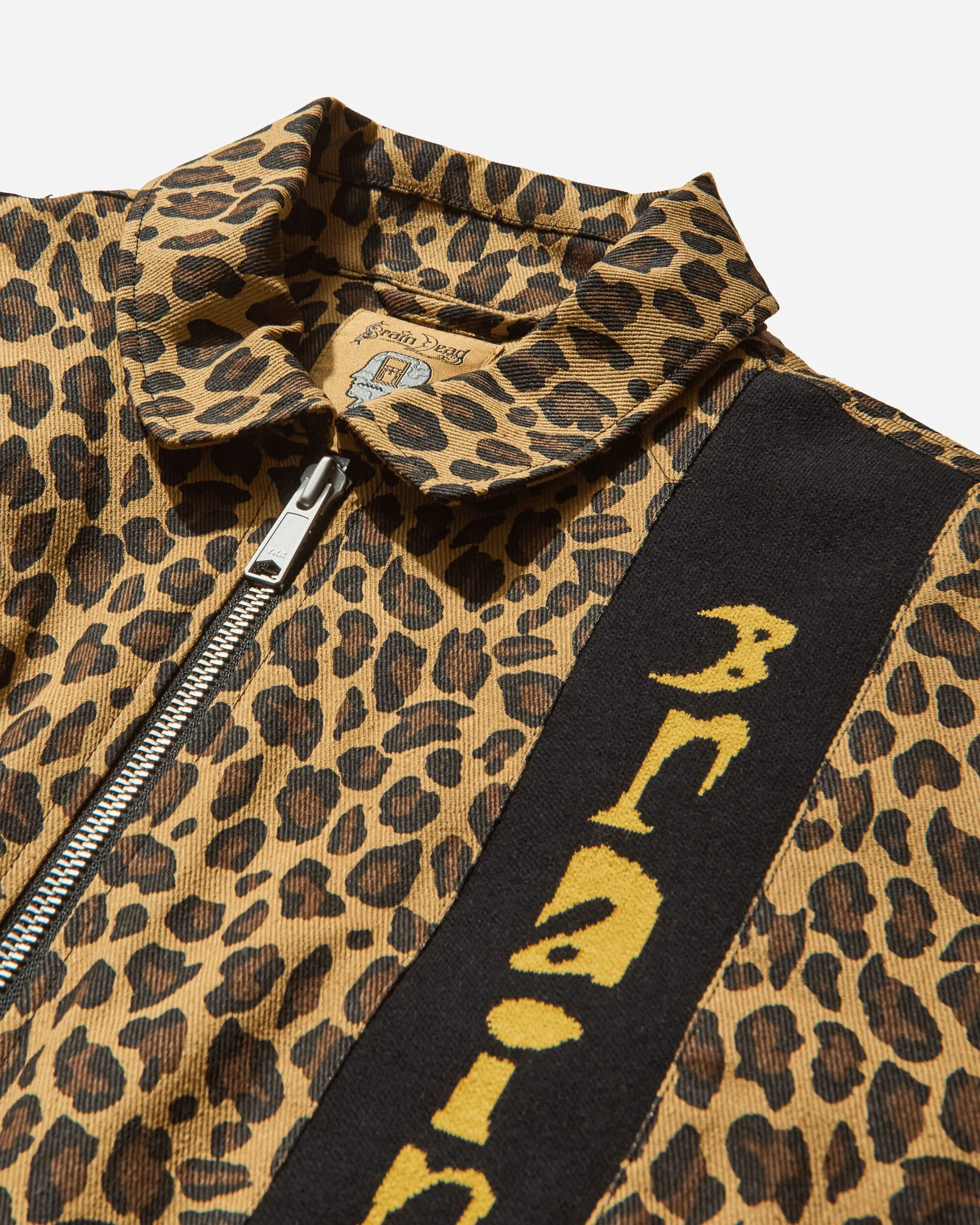 Herren Twill Flugjacke Leopard