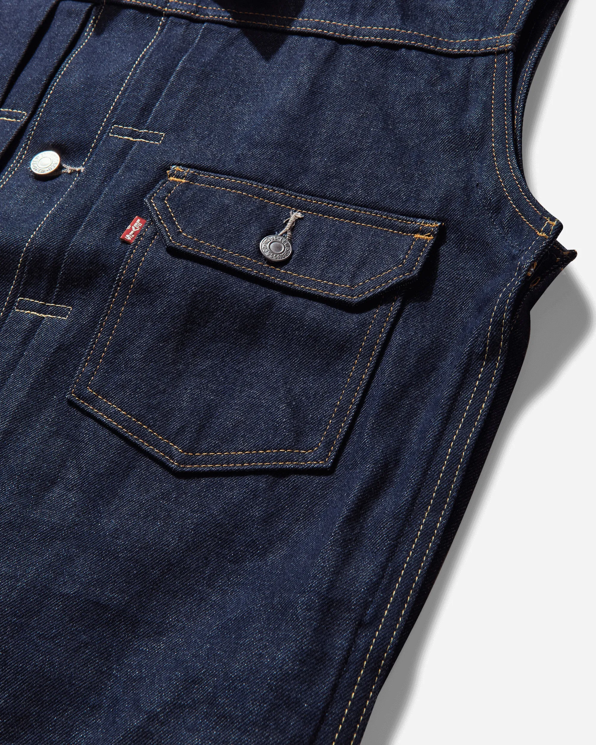 Herren UNDERCOVER Pinnacle Type II Trucker Jacket Indigo Selvedge