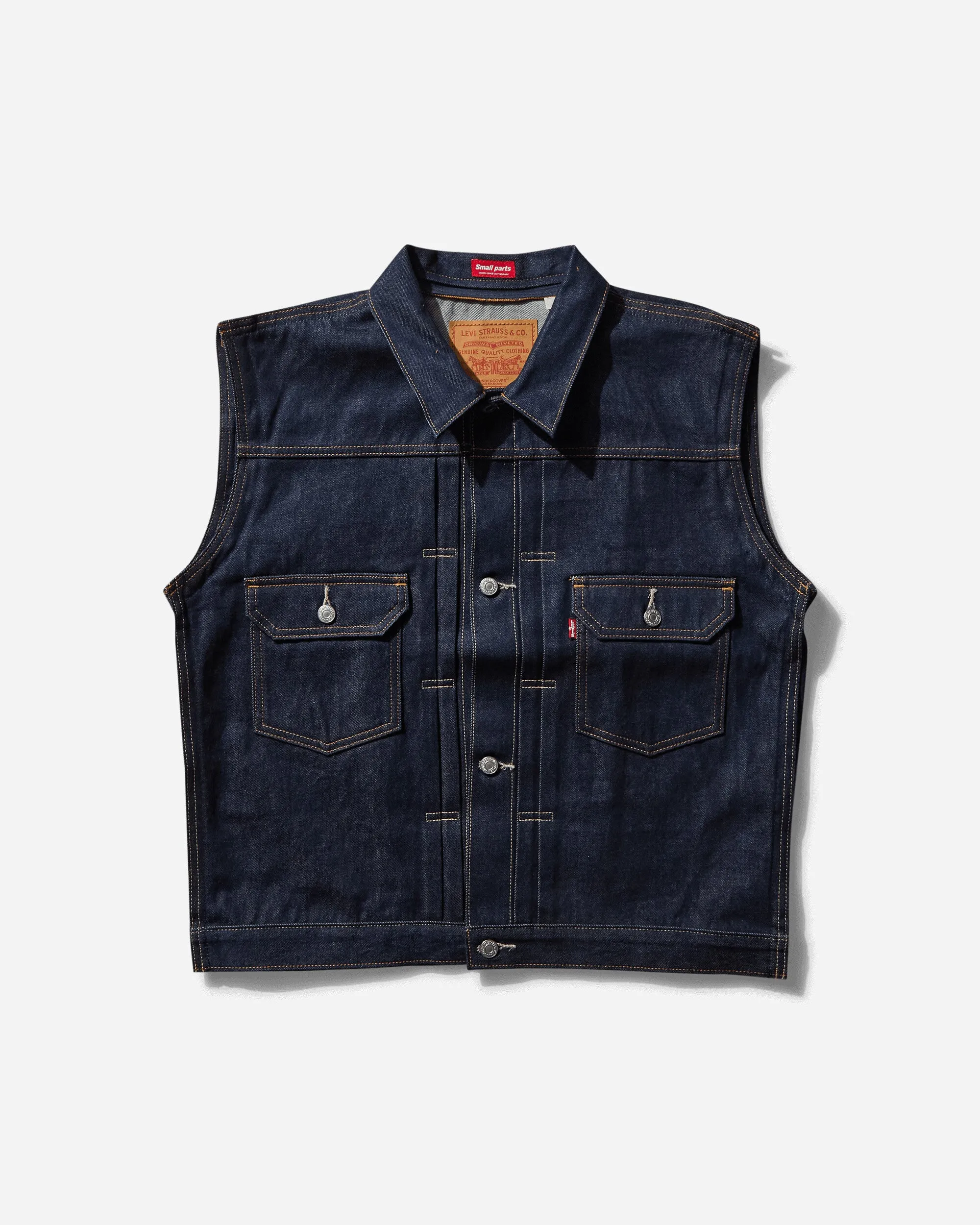 Herren UNDERCOVER Pinnacle Type II Trucker Jacket Indigo Selvedge