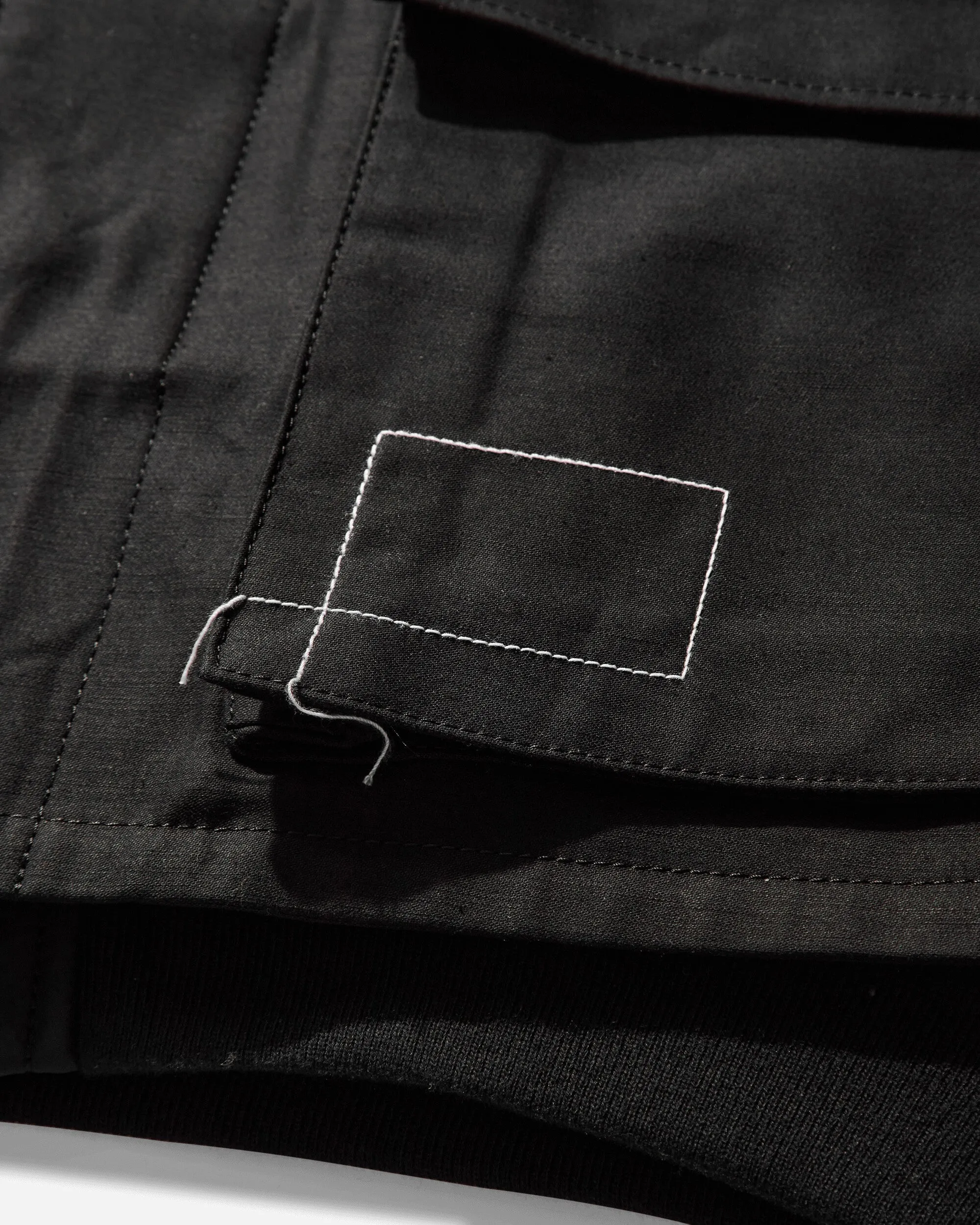 Herren WTAPS Baumwoll-Rückensatin-Jacke Schwarz