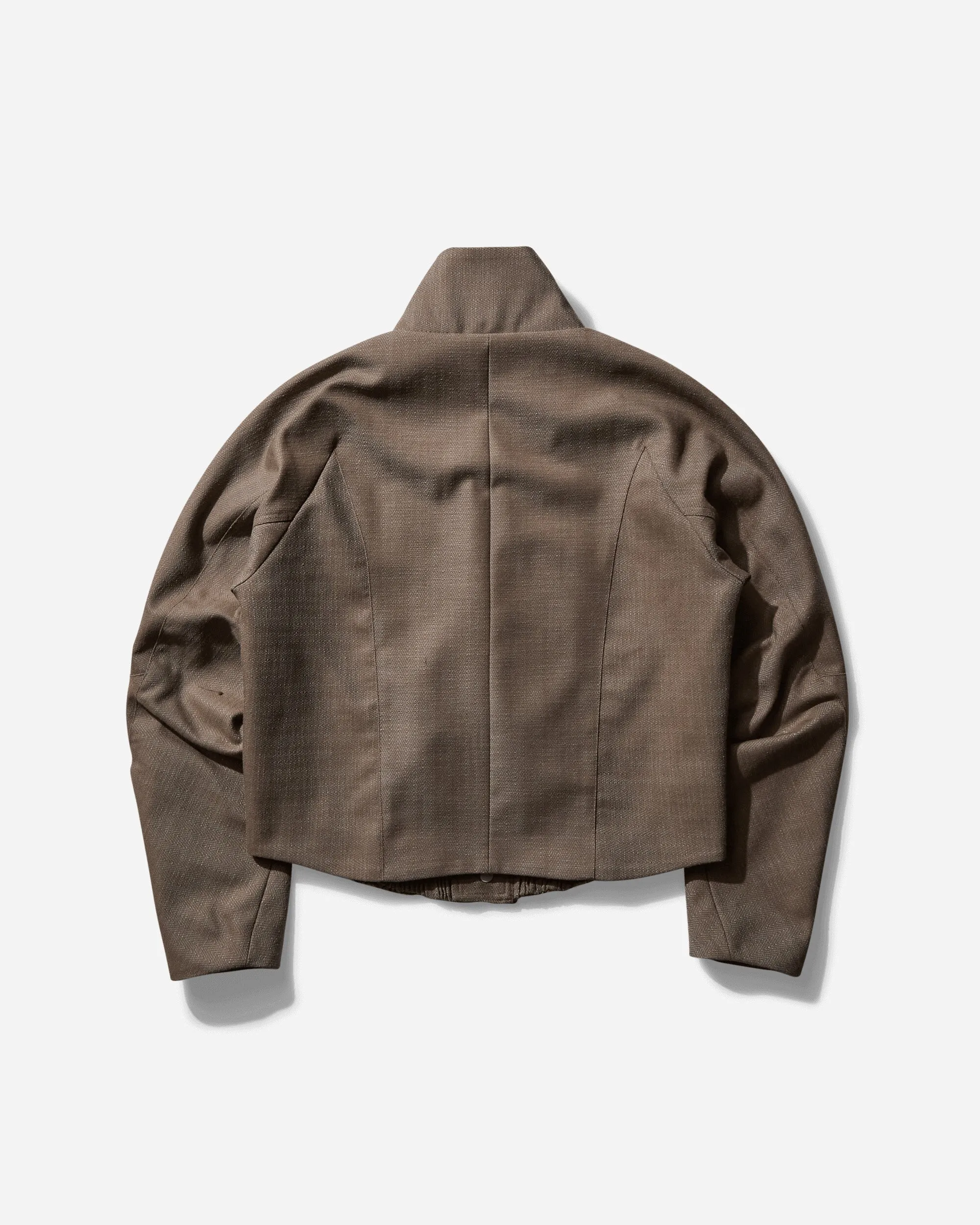 Herren Zafar Cropped Jacket Braun Eiche