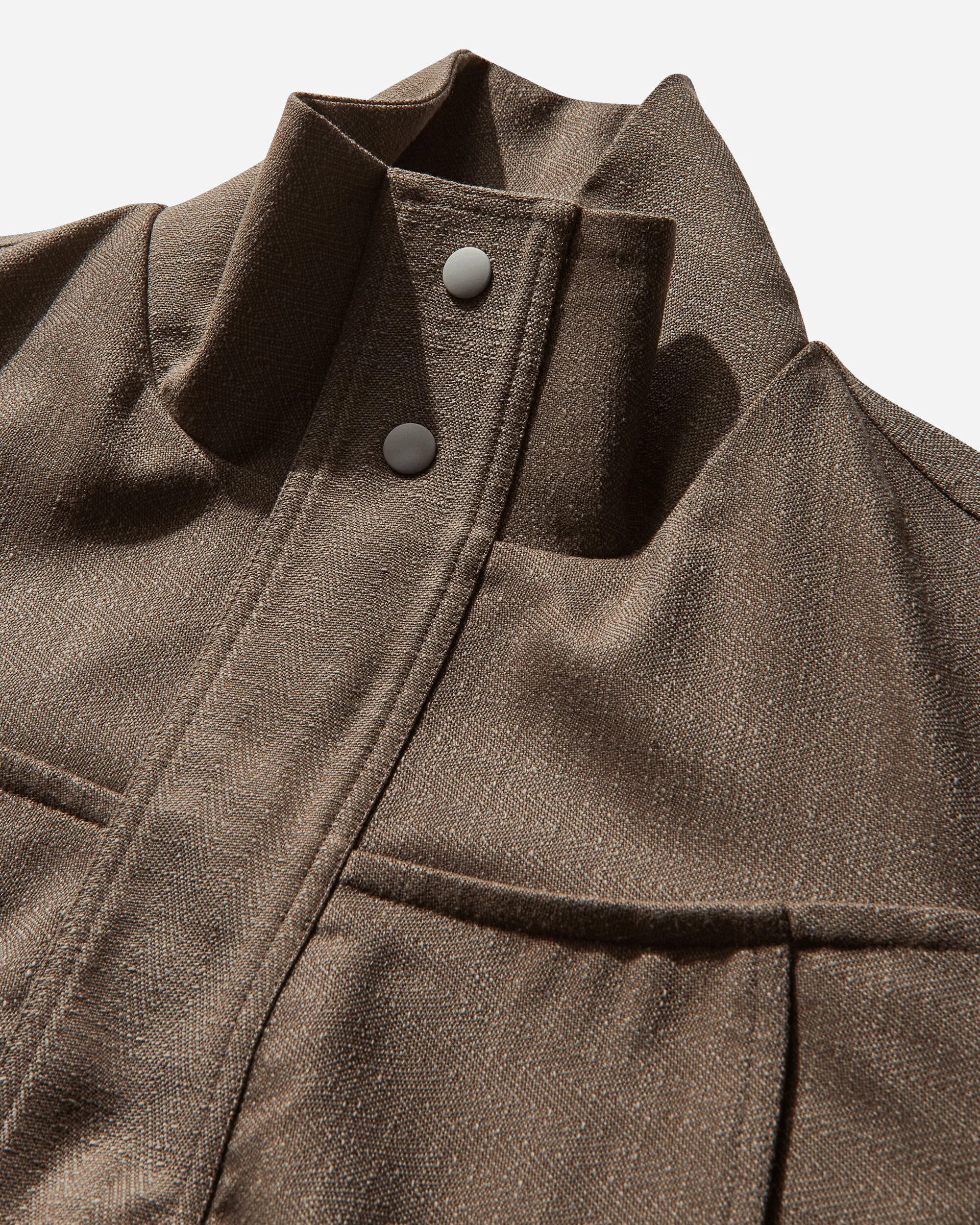 Herren Zafar Cropped Jacket Braun Eiche