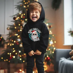 Merry Christmas Bruh Kids Hoodie boys fashion clearance