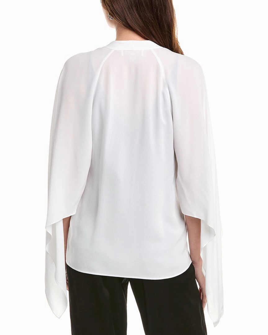 Michael Kors Collection Silk Flare Wrap Top