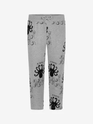 Mini Rodini Kinder Baumwoll Jogger mit Krakenprint