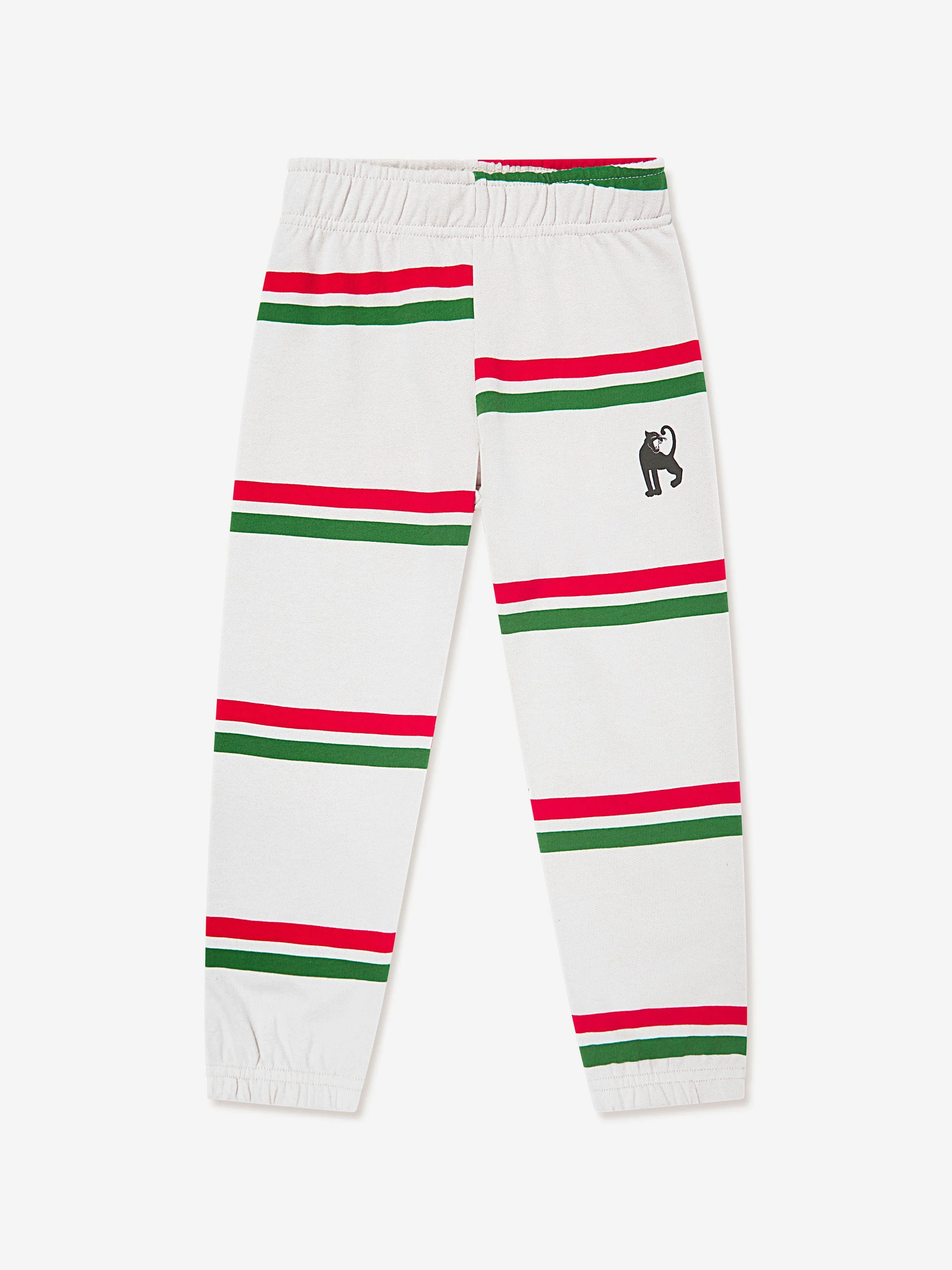 Mini Rodini Kinder Jogger mit Streifen in Grau