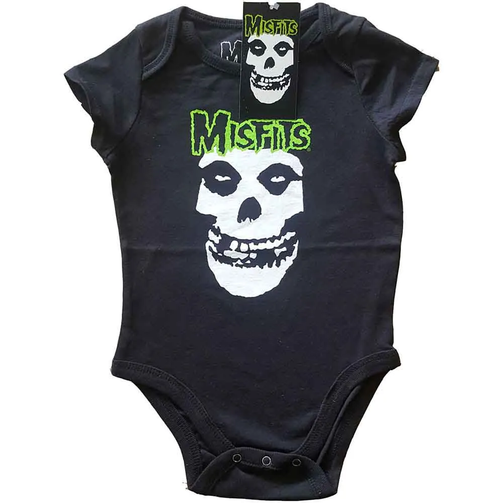 Misfits Kids Baby Grow: Skull & Logo cheap baby clothes online