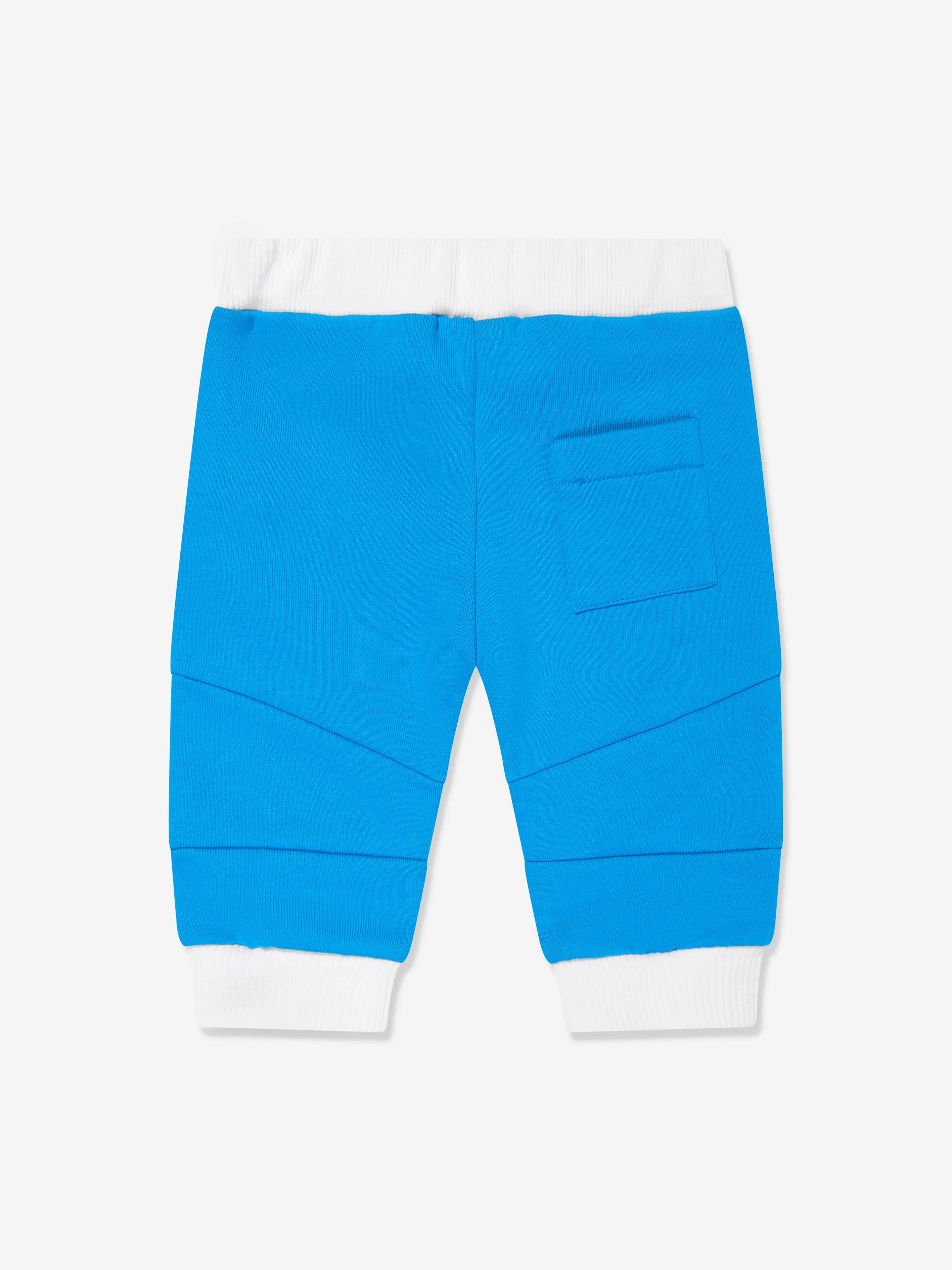 Missoni Baby Jungen Zickzack-Logo Joggerhose in Blau