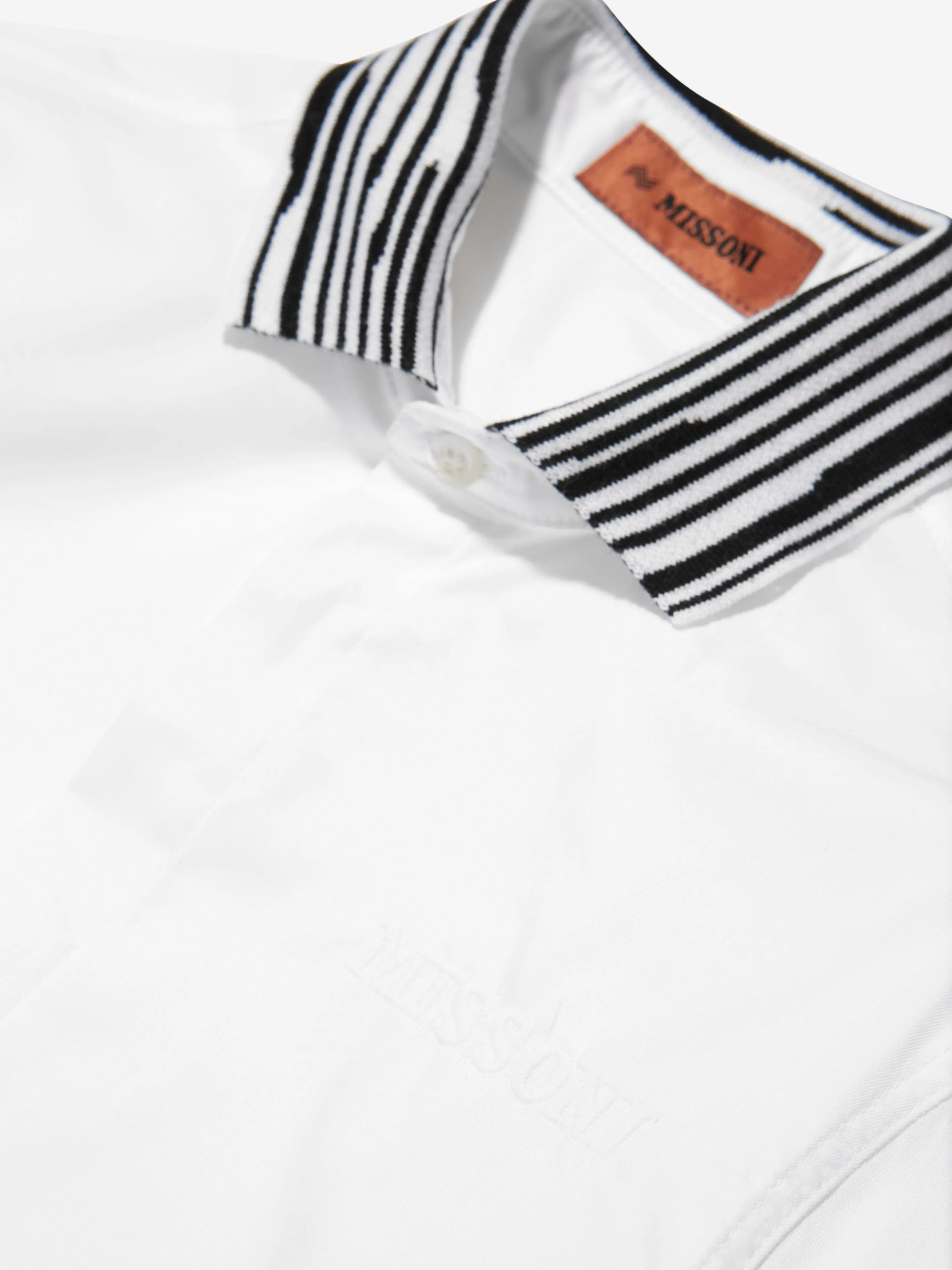 Missoni Boys Markenhemd in Weiß