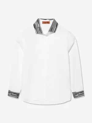 Missoni Boys Markenhemd in Weiß