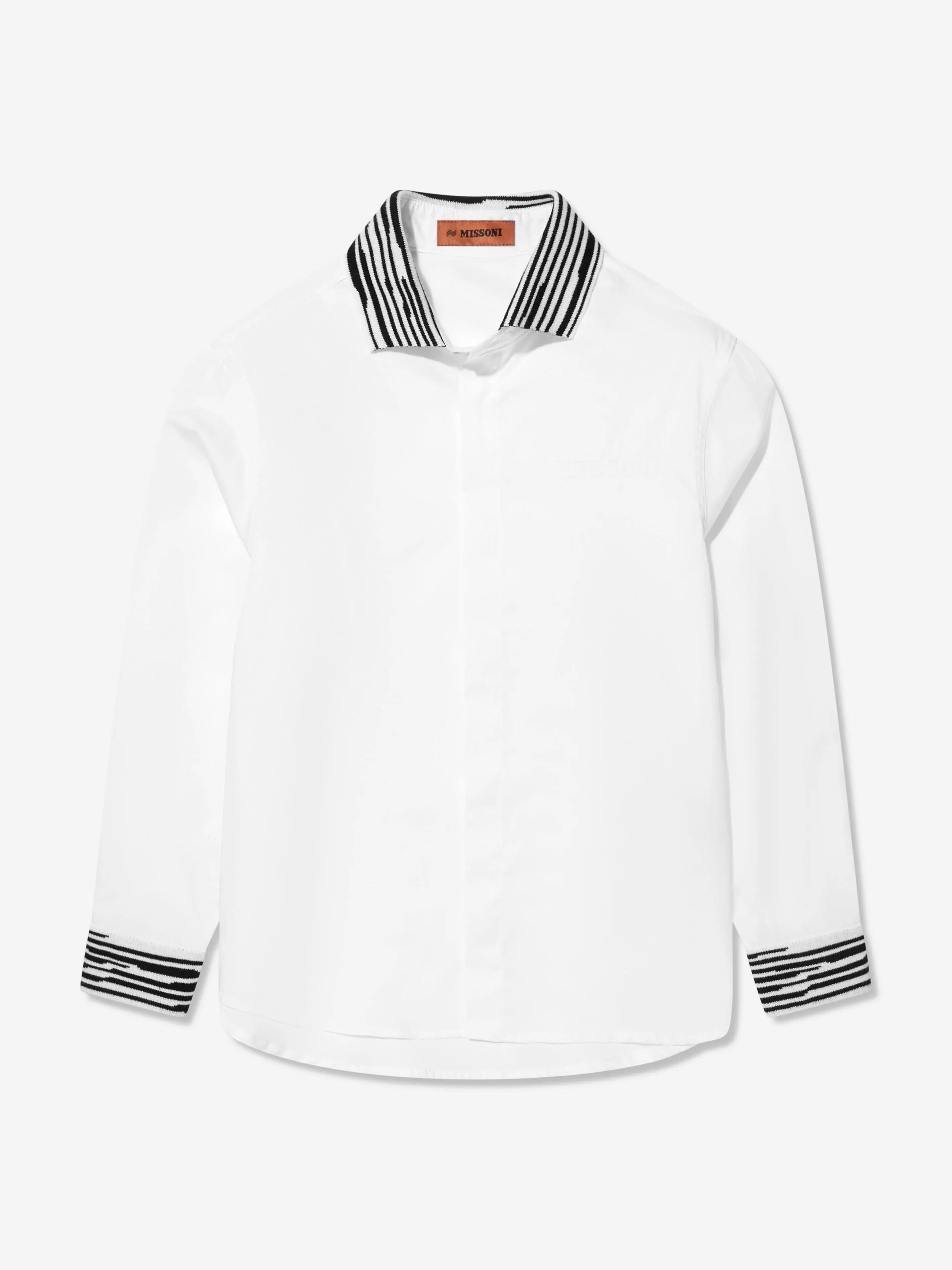 Missoni Boys Markenhemd in Weiß