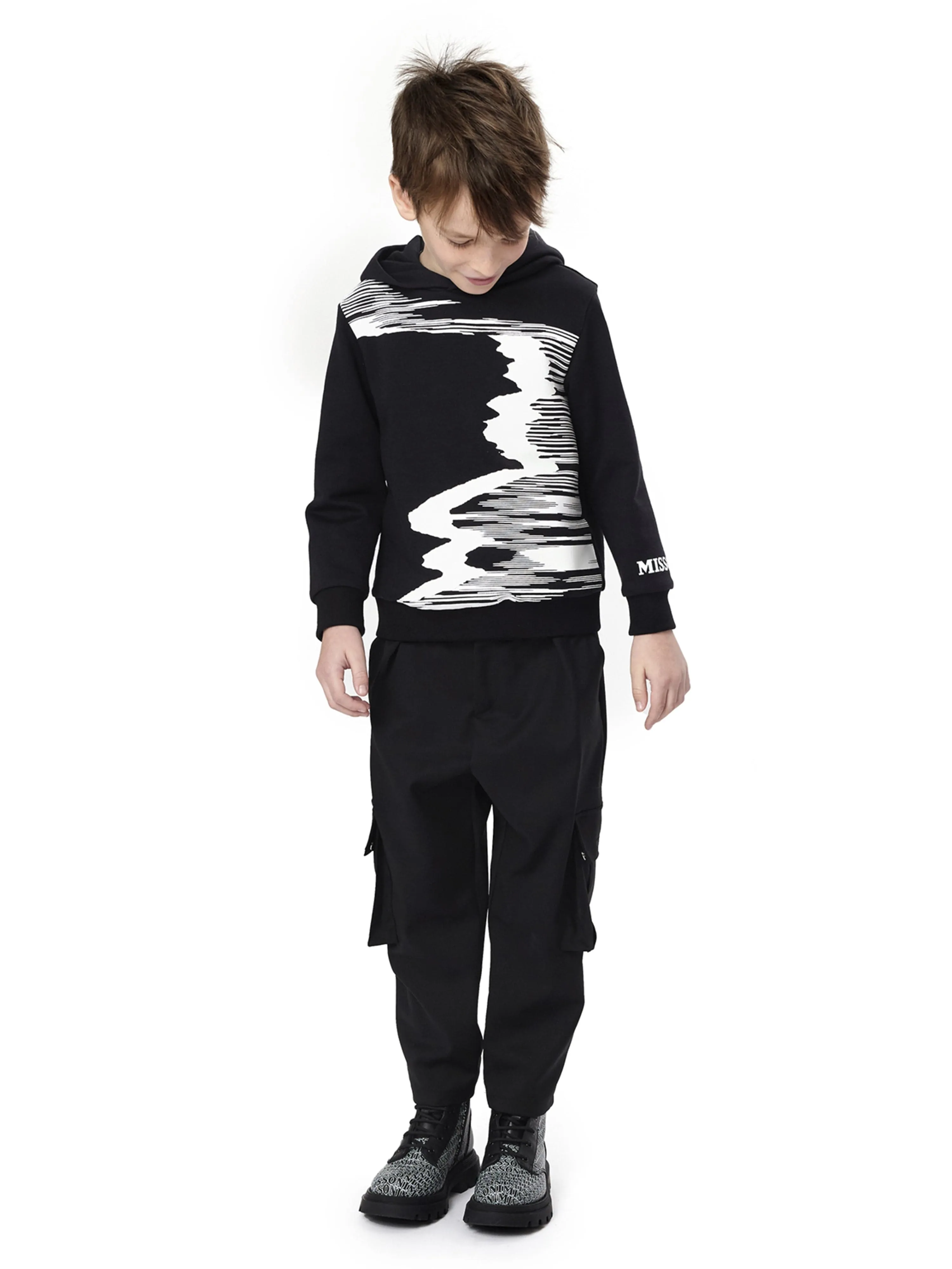 Missoni Boys Cargo-Hosen in Schwarz