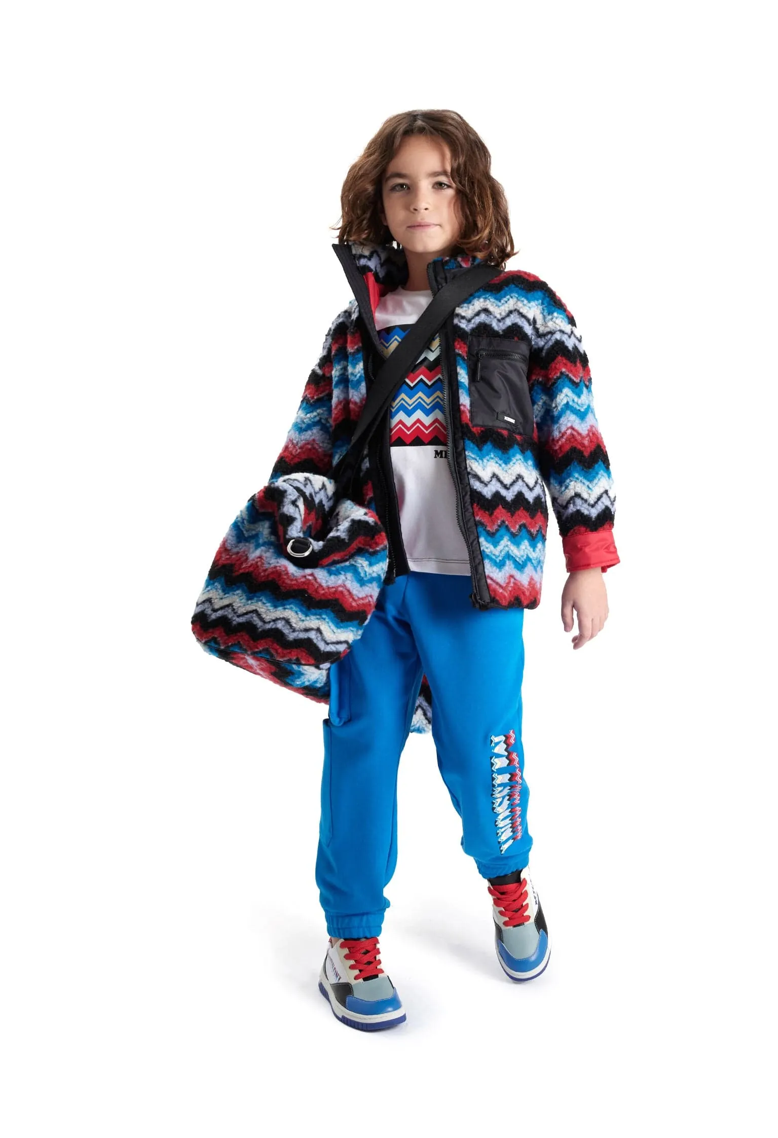 Missoni Boys Logo Joggerhose in Blau