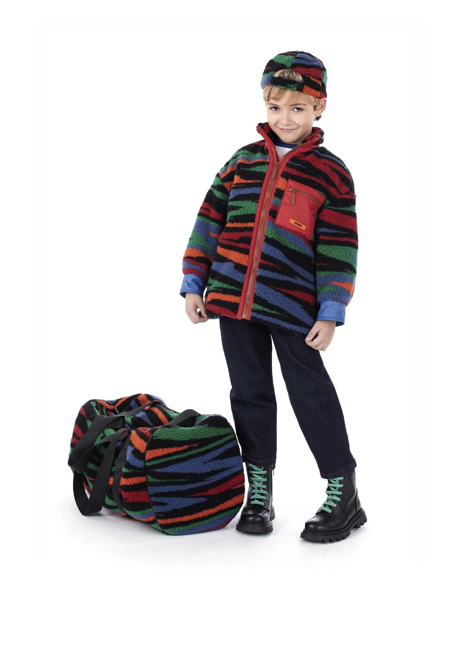 Missoni Jungen Daunenjacke in Mehrfarben
