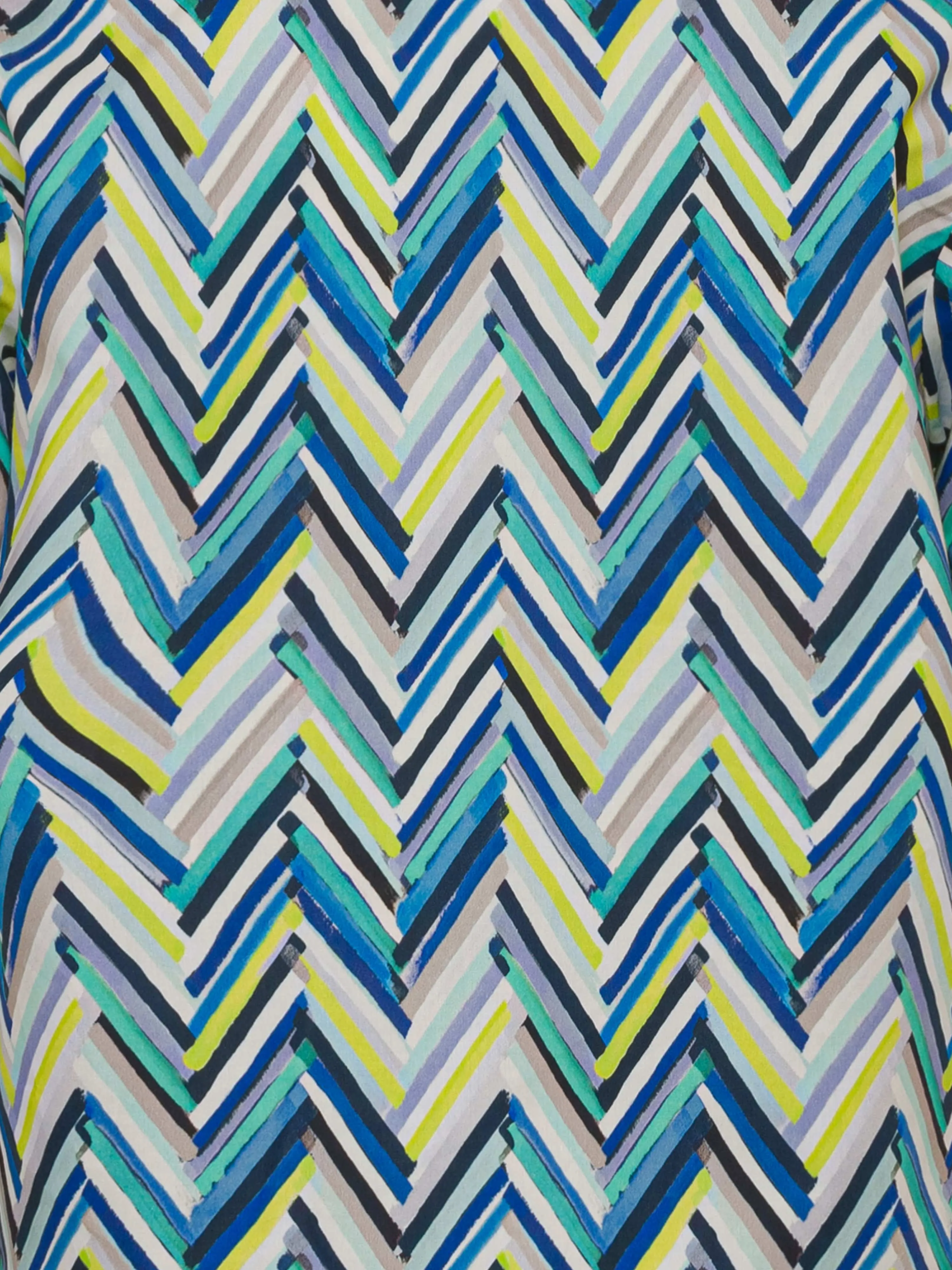 Missoni Boys Zickzack Strandhemd in Blau