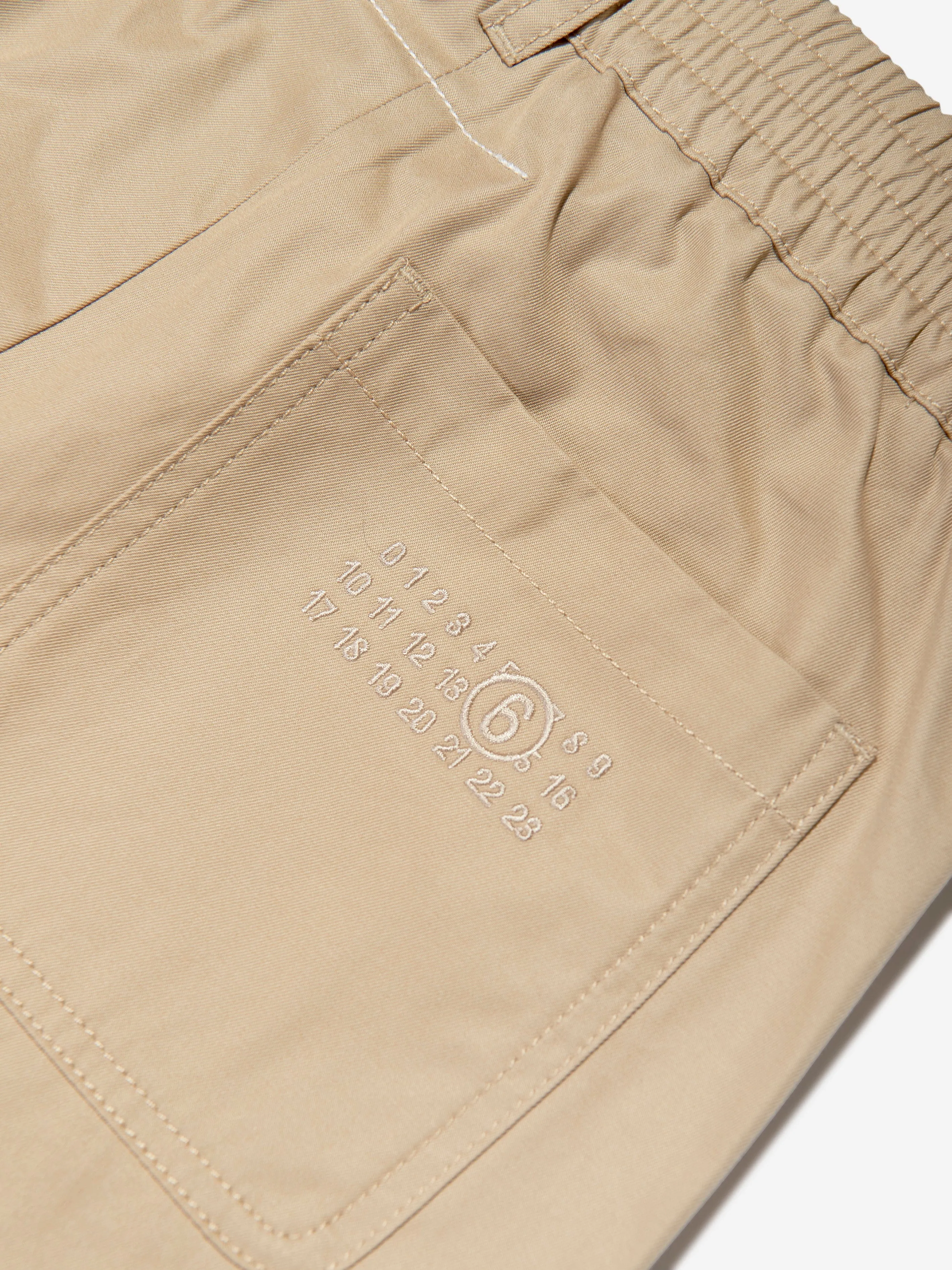 MM6 Maison Margiela Kinder Culotte-Hose in Beige