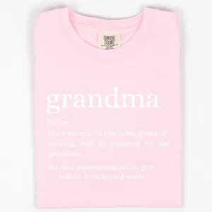 Modern GRANDMA Definition T-Shirt Grandparent Clothing - grandma outfits sale