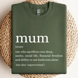 Modern Mum Definition Sweatshirt postpartum clothes sale