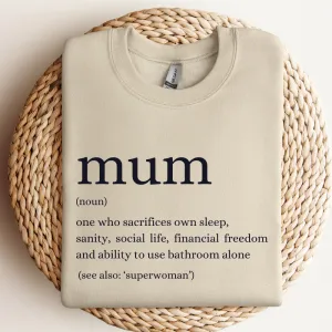 Modern Mum Definition Sweatshirt postpartum clothes sale