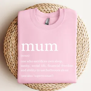 Modern Mum Definition Sweatshirt postpartum clothes sale