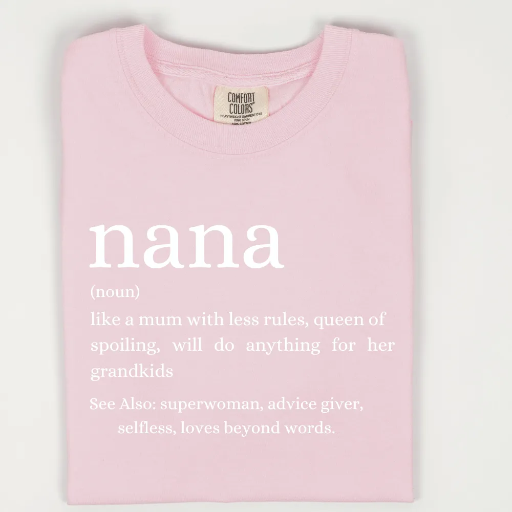 Modern NANA Definition T-Shirt Grandparent Clothing - grandma outfits sale