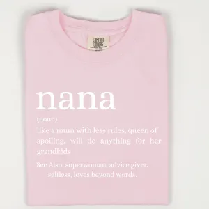 Modern NANA Definition T-Shirt Grandparent Clothing - grandma outfits sale