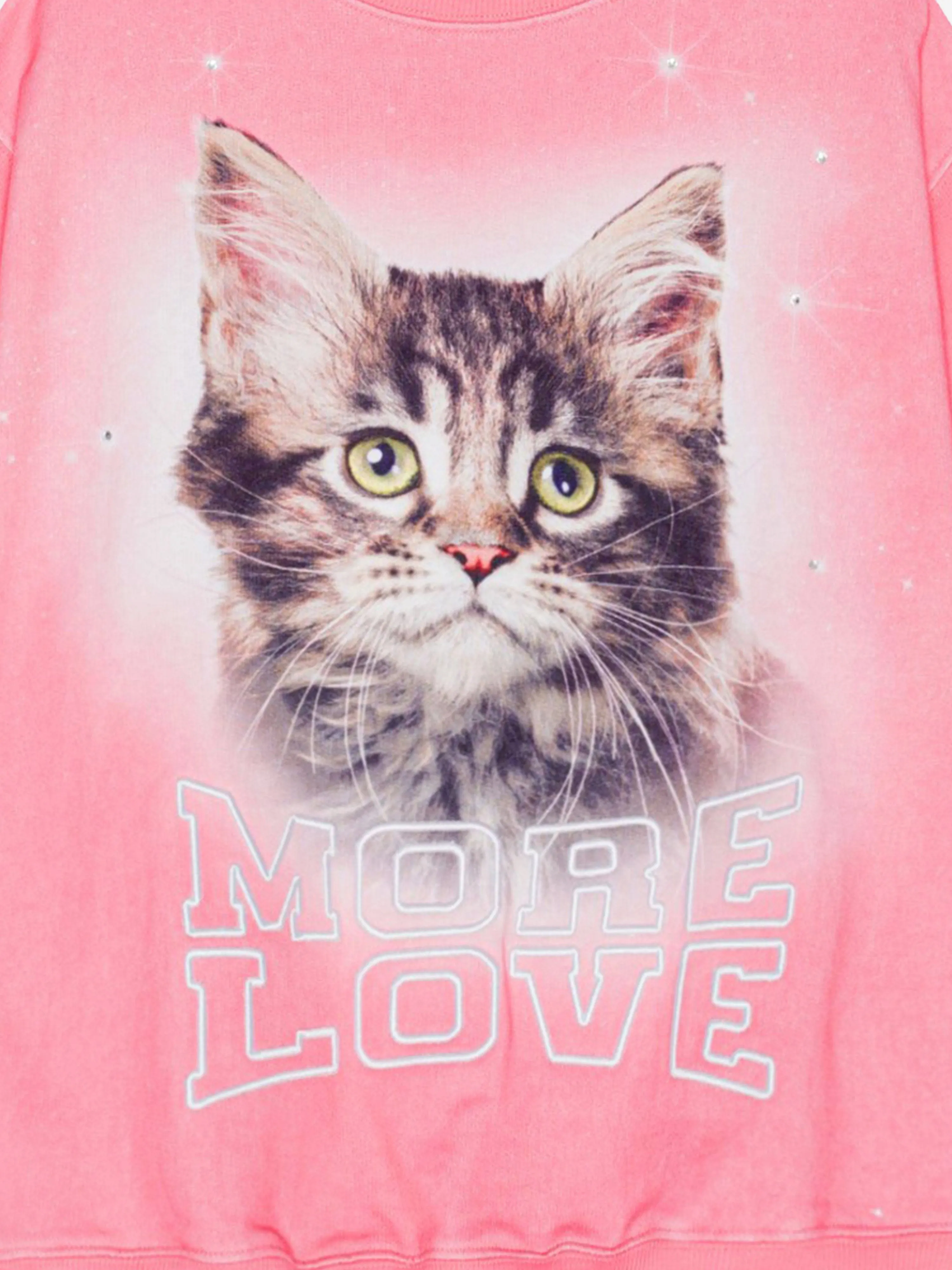 Molo Girls Sei Glücklich Sweatshirt in Rosa