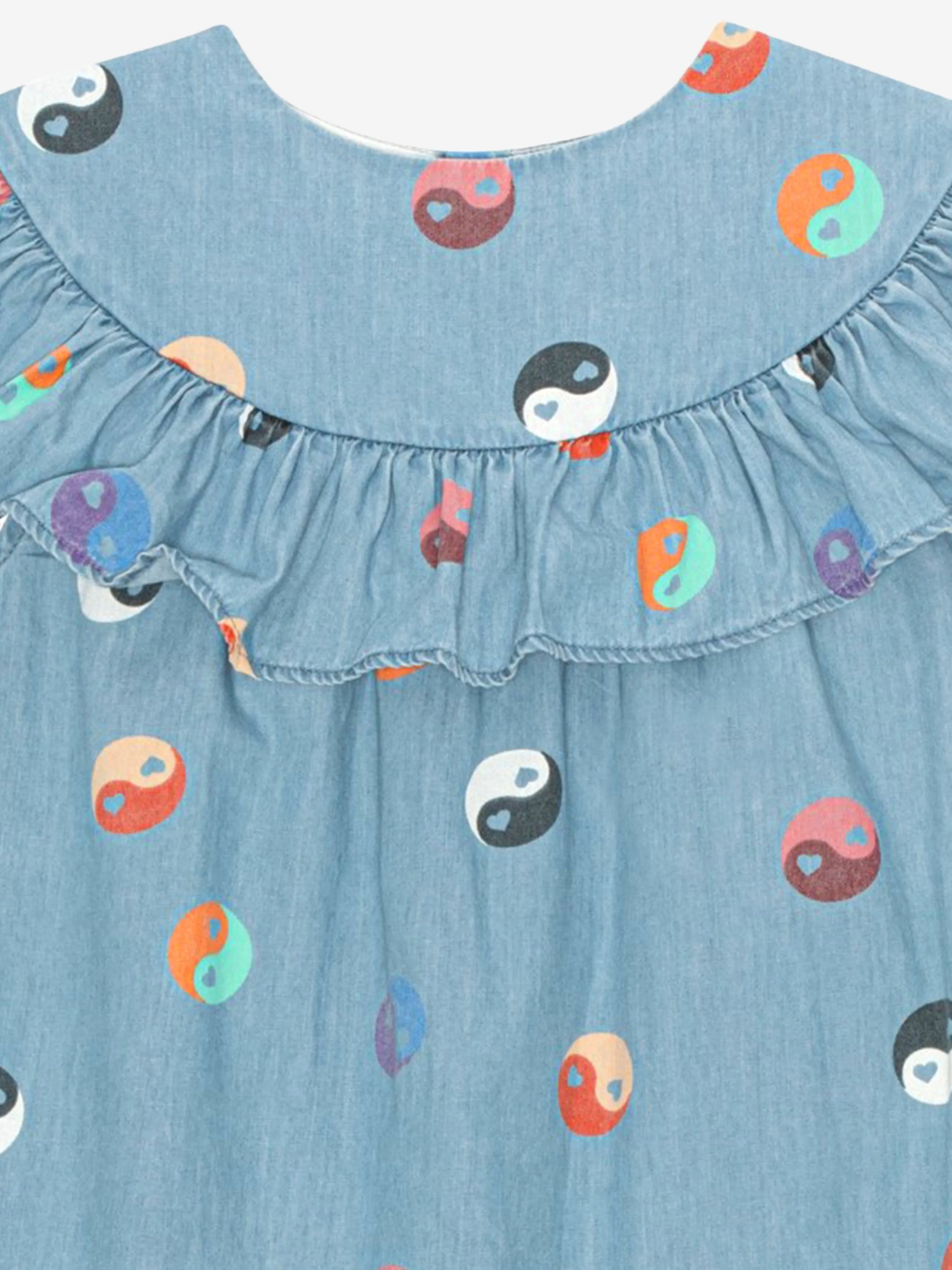 Molo Girls Yin Yang Kleid in Blau