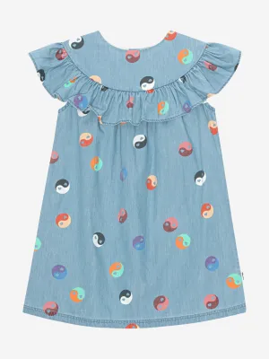 Molo Girls Yin Yang Kleid in Blau
