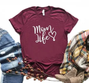 Mom Life Slogan T-Shirt (MRK X) mum blouses clearance
