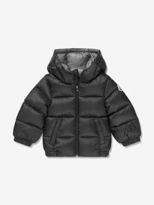 Moncler Enfant Baby Jungen Daunengefütterte Neue Macaire Jacke in Schwarz