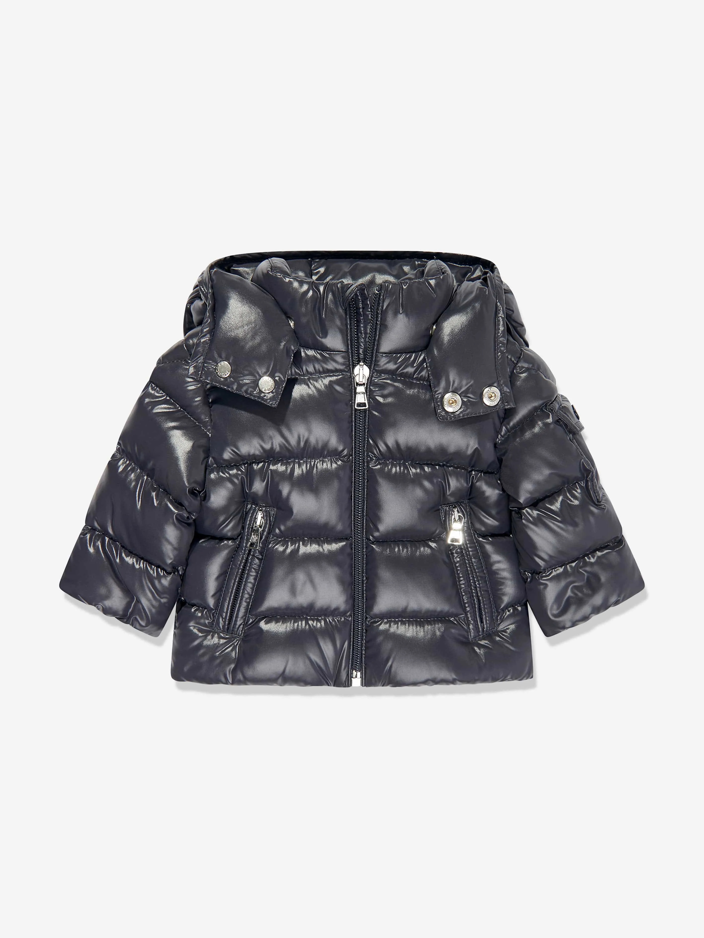 Moncler Enfant Baby Jungen Daunengefütterte Neue Maya Jacke in Marine