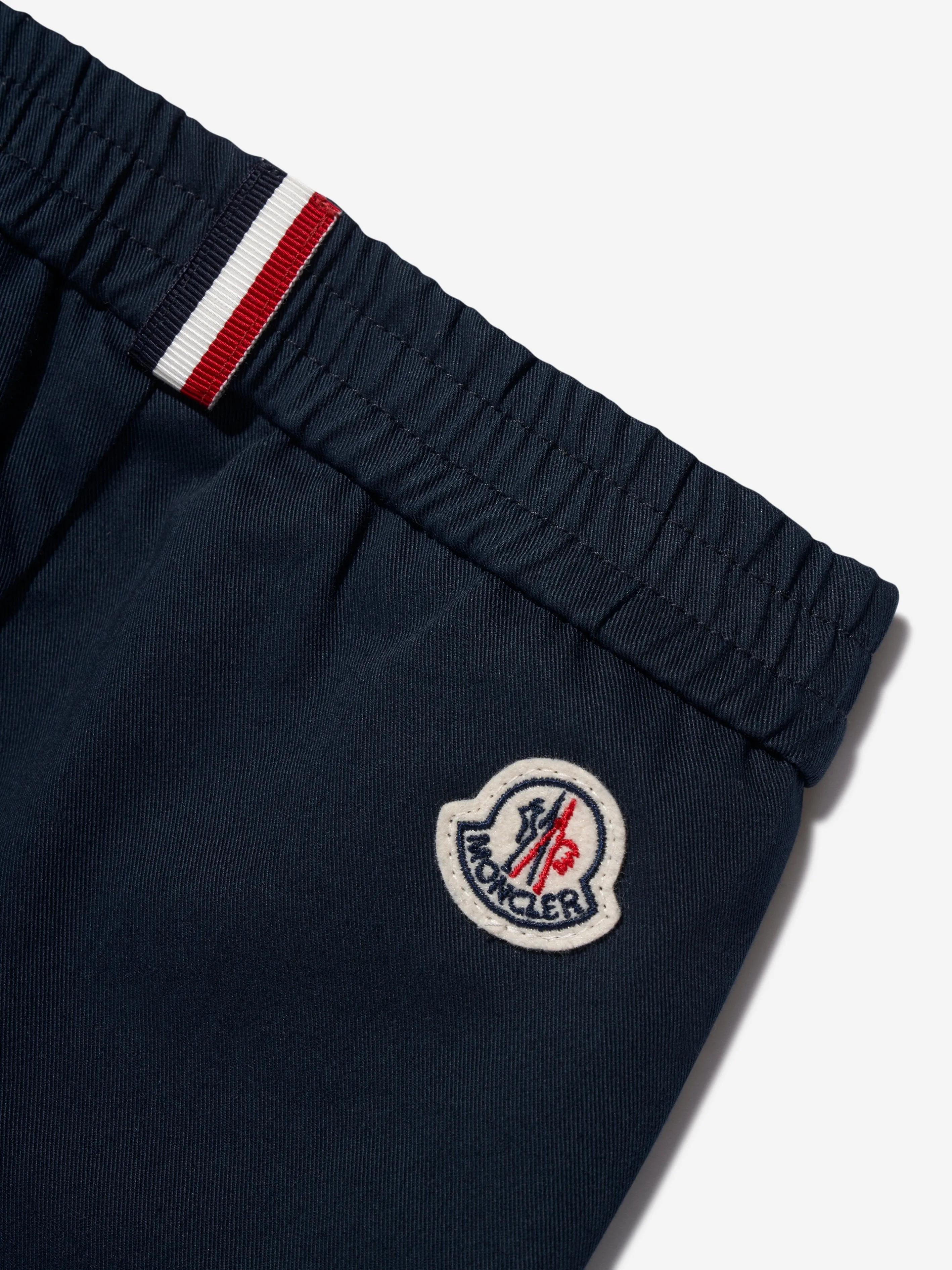 Moncler Enfant Baby Jungen Logo Joggerhose in Marineblau