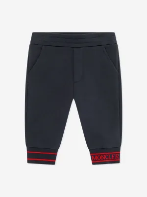 Moncler Enfant Baby Boys Logo Joggerhose in Marineblau