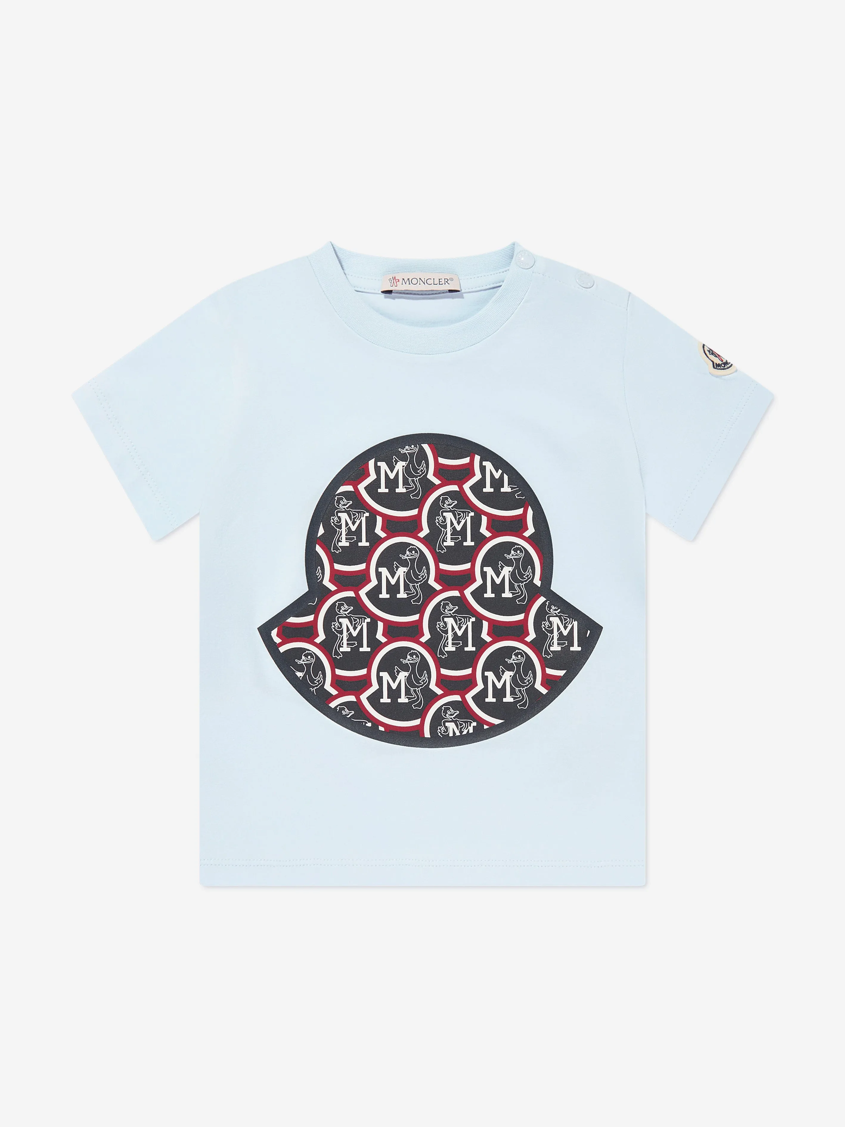 Moncler Enfant Baby Boys Logo T-Shirt in Blau