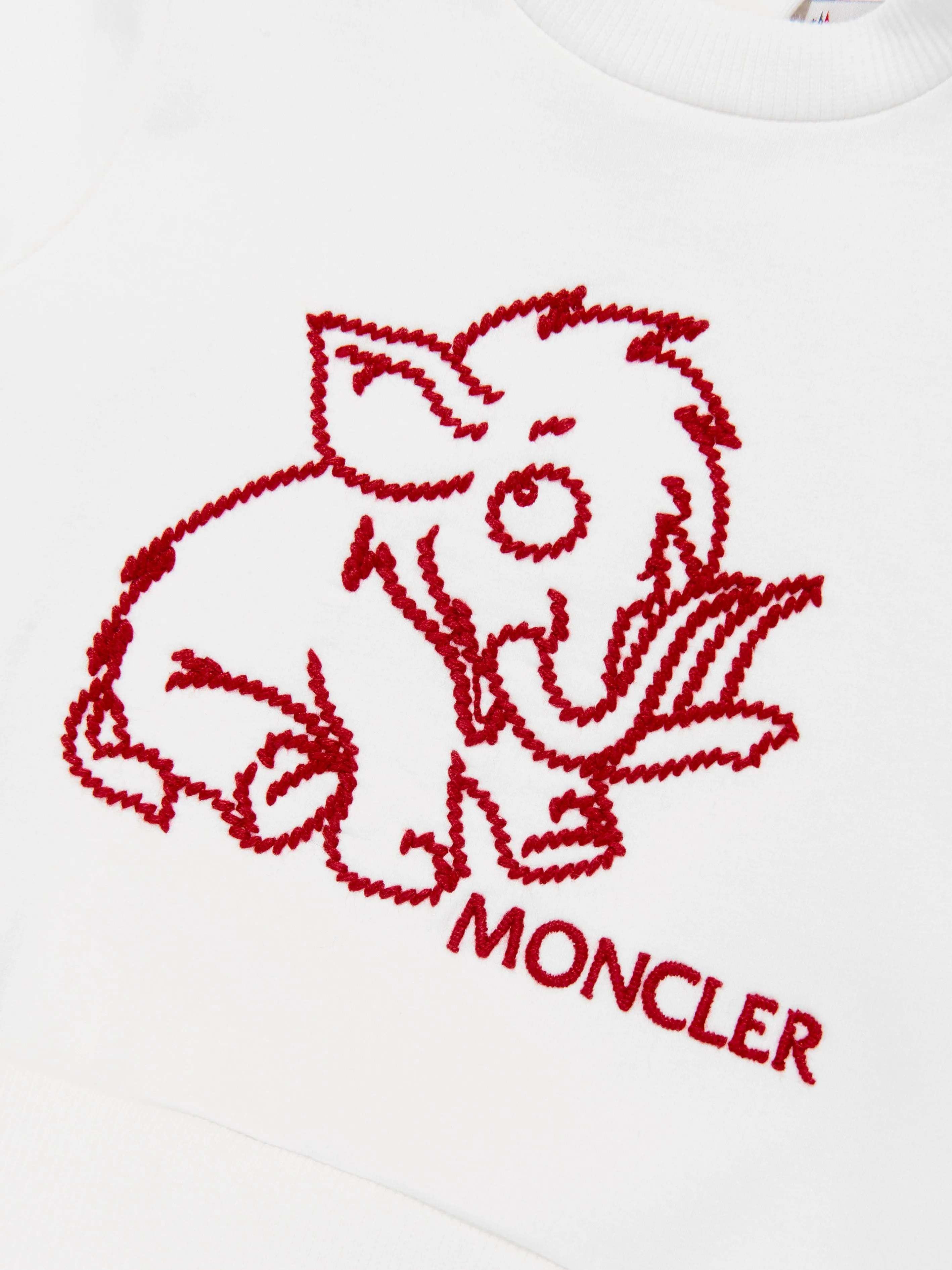 Moncler Enfant Sweatshirt für Babyjungen in Weiß
