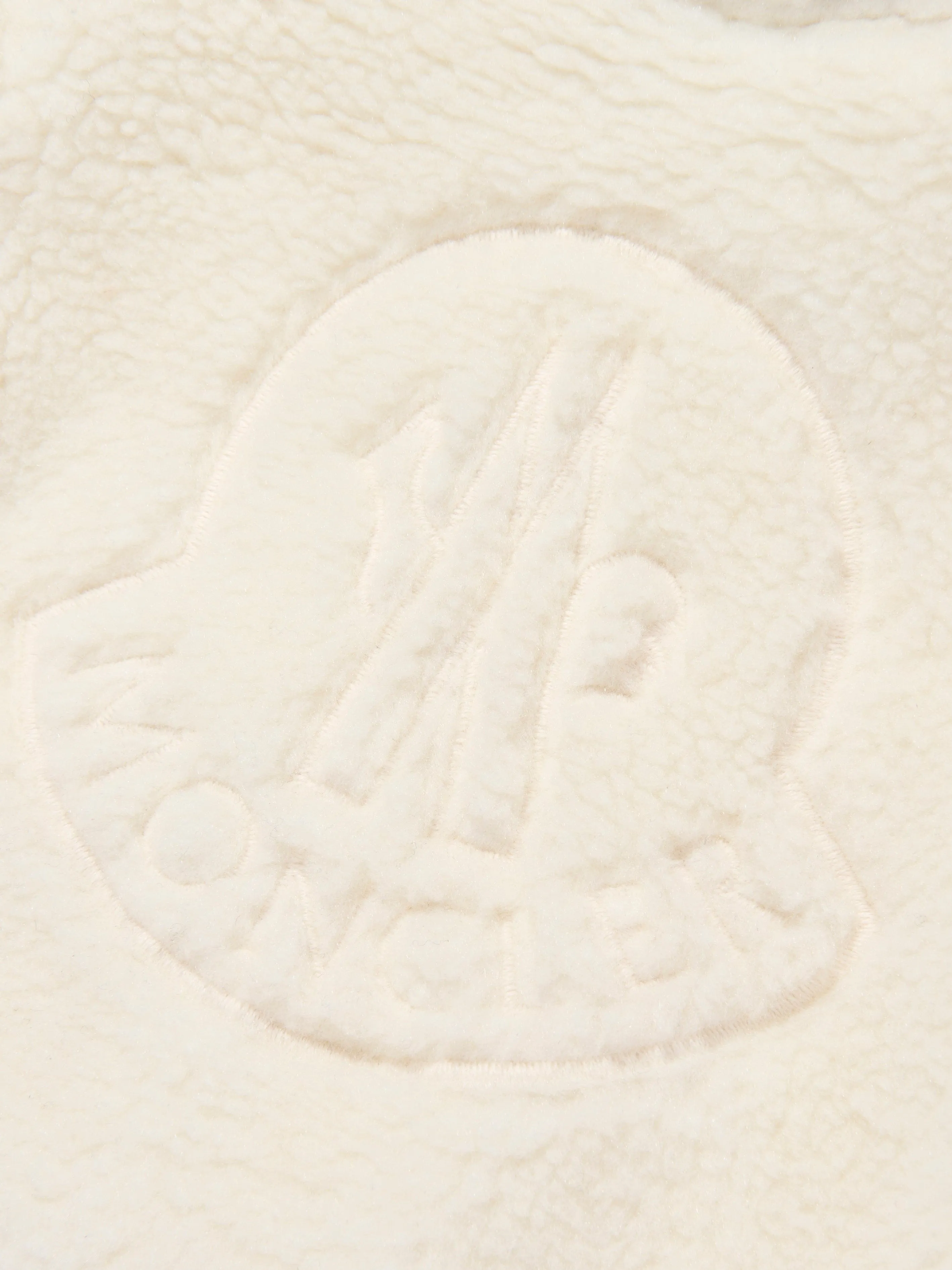 Moncler Enfant Baby Boys Reißverschluss-Shirt in Elfenbein