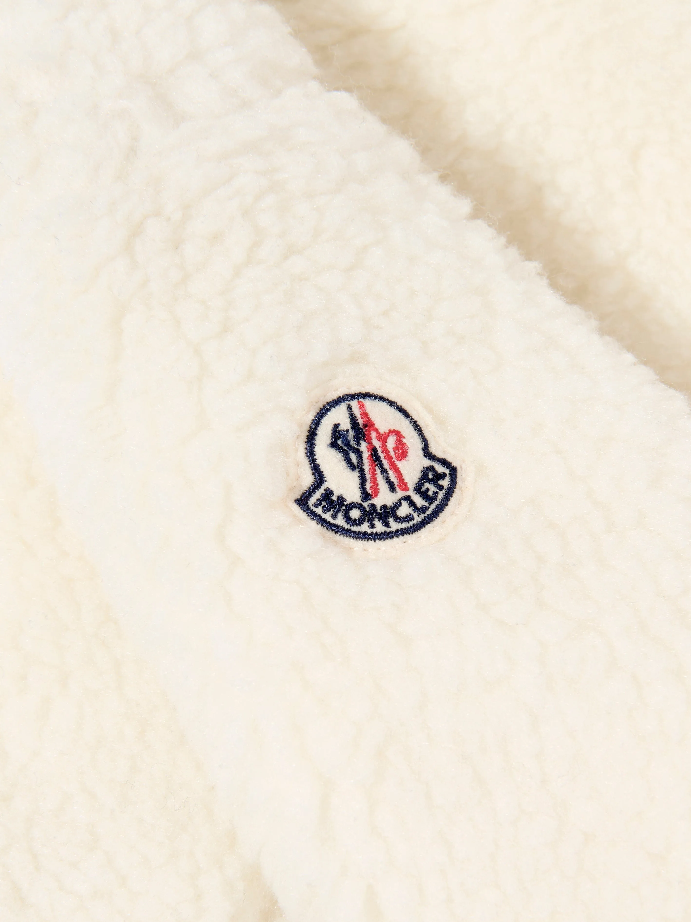 Moncler Enfant Baby Boys Reißverschluss-Shirt in Elfenbein