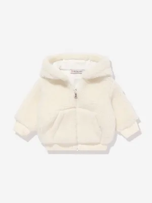 Moncler Enfant Baby Boys Reißverschluss-Shirt in Elfenbein