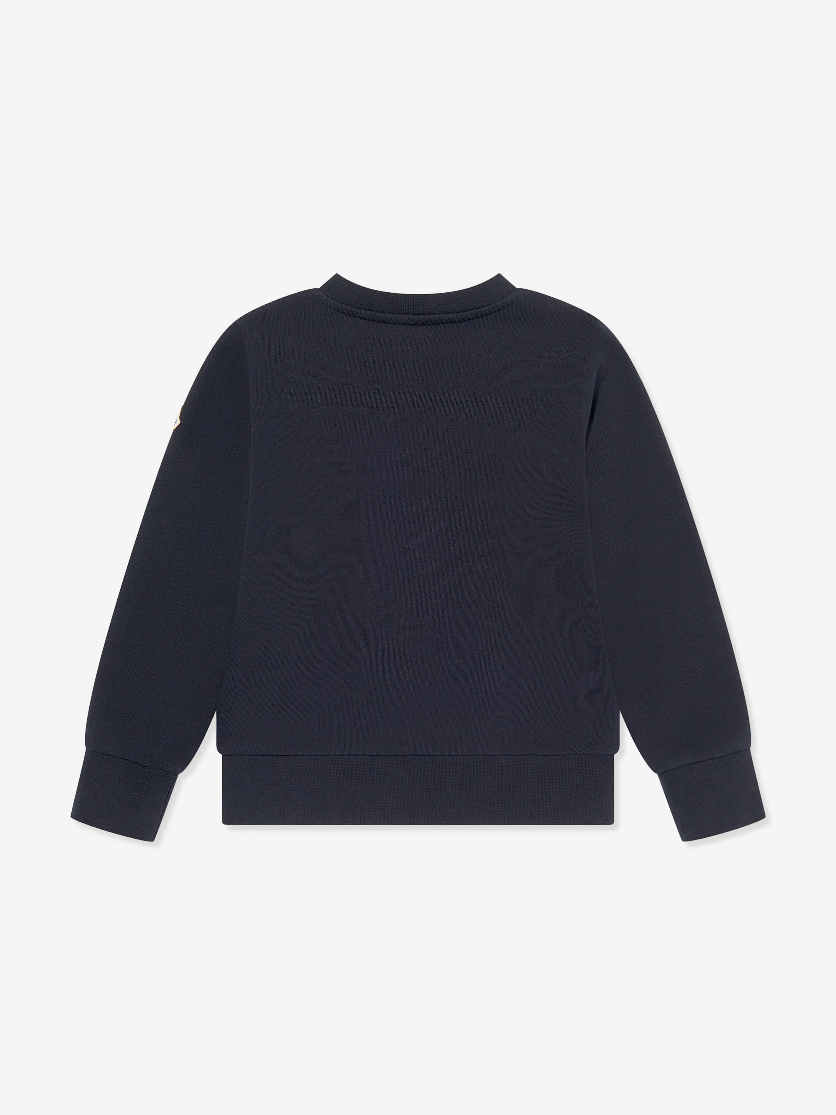 Moncler Enfant Jungen Branded Sweatshirt in Marineblau