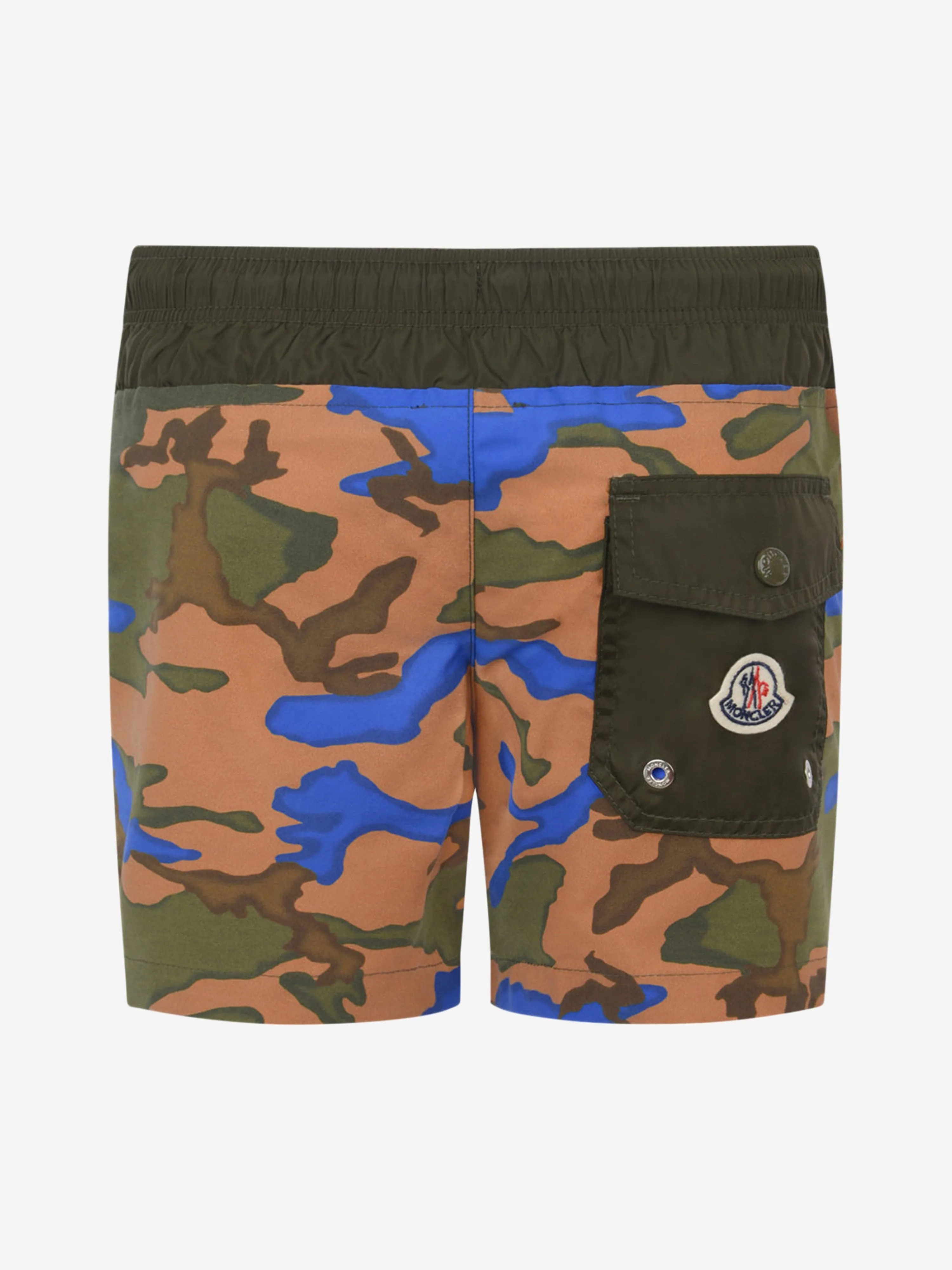Moncler Enfant Jungen Tarnmuster Badeshorts