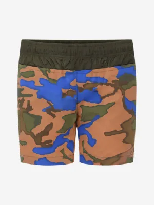 Moncler Enfant Jungen Tarnmuster Badeshorts