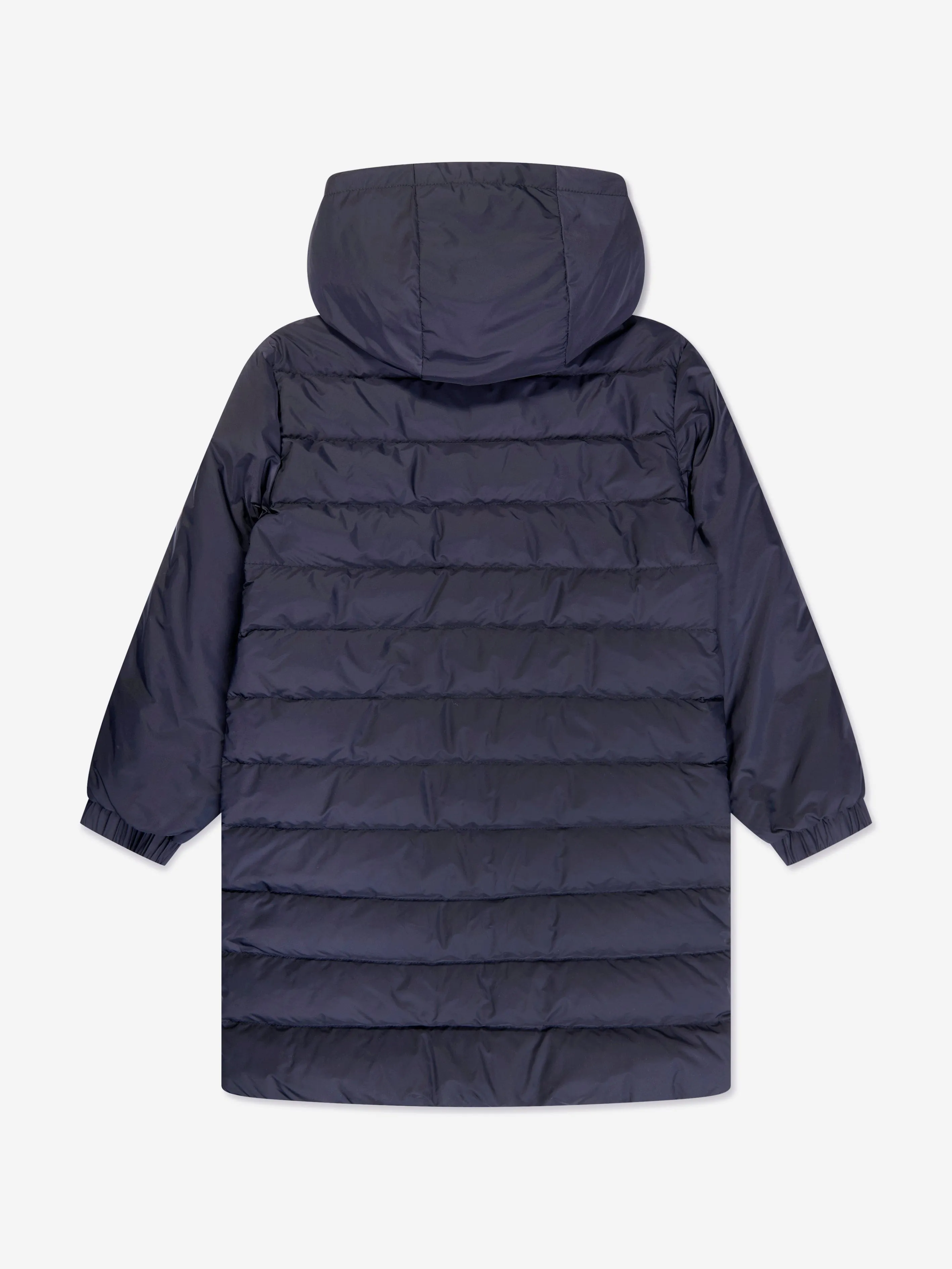 Moncler Enfant Jungen Daunen Iruwa Long Parka Mantel in Marine