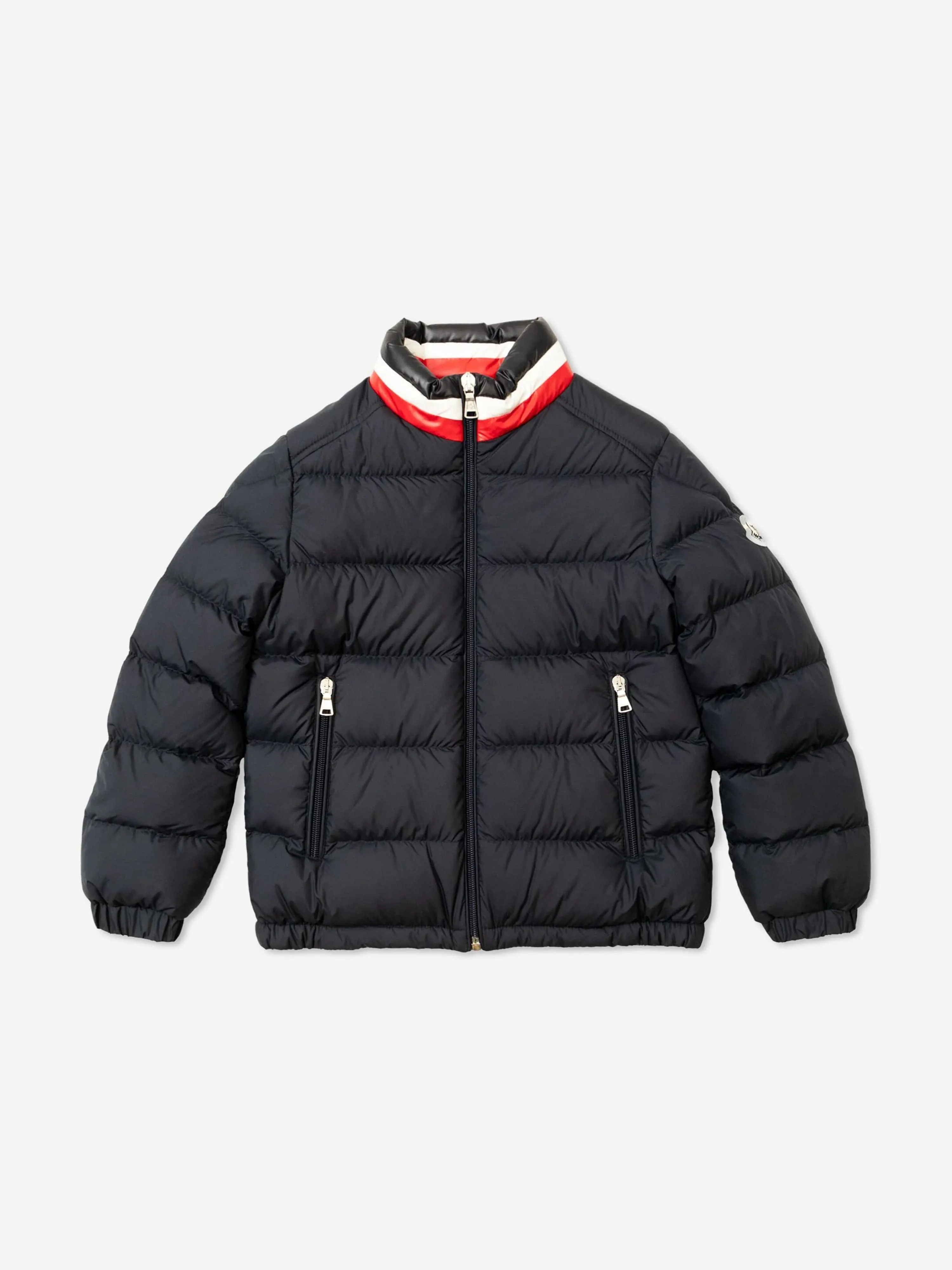 Moncler Enfant Jungen Daunengefütterte Vashiti Jacke in Marine